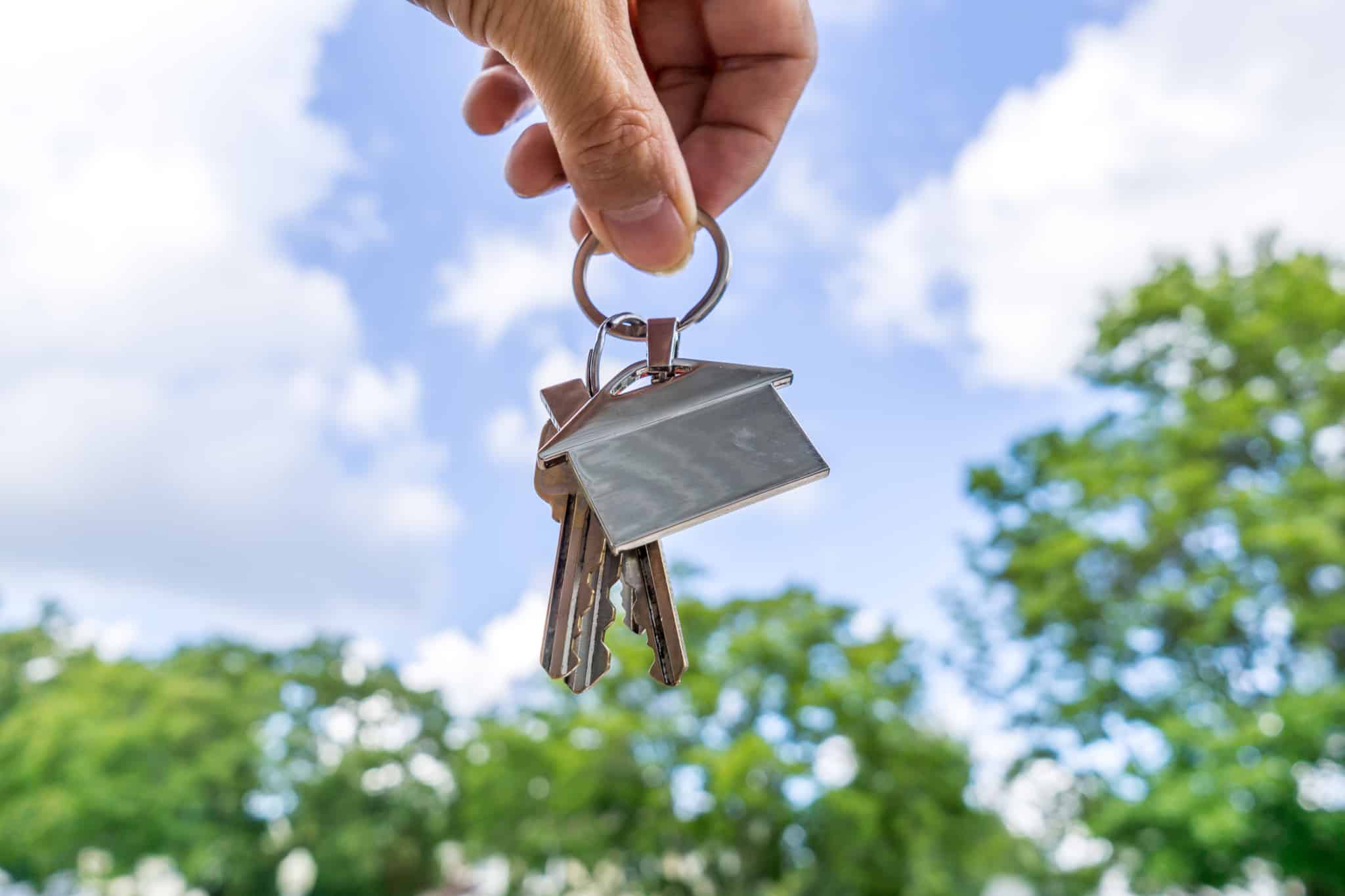 porta chaves em forma de casa