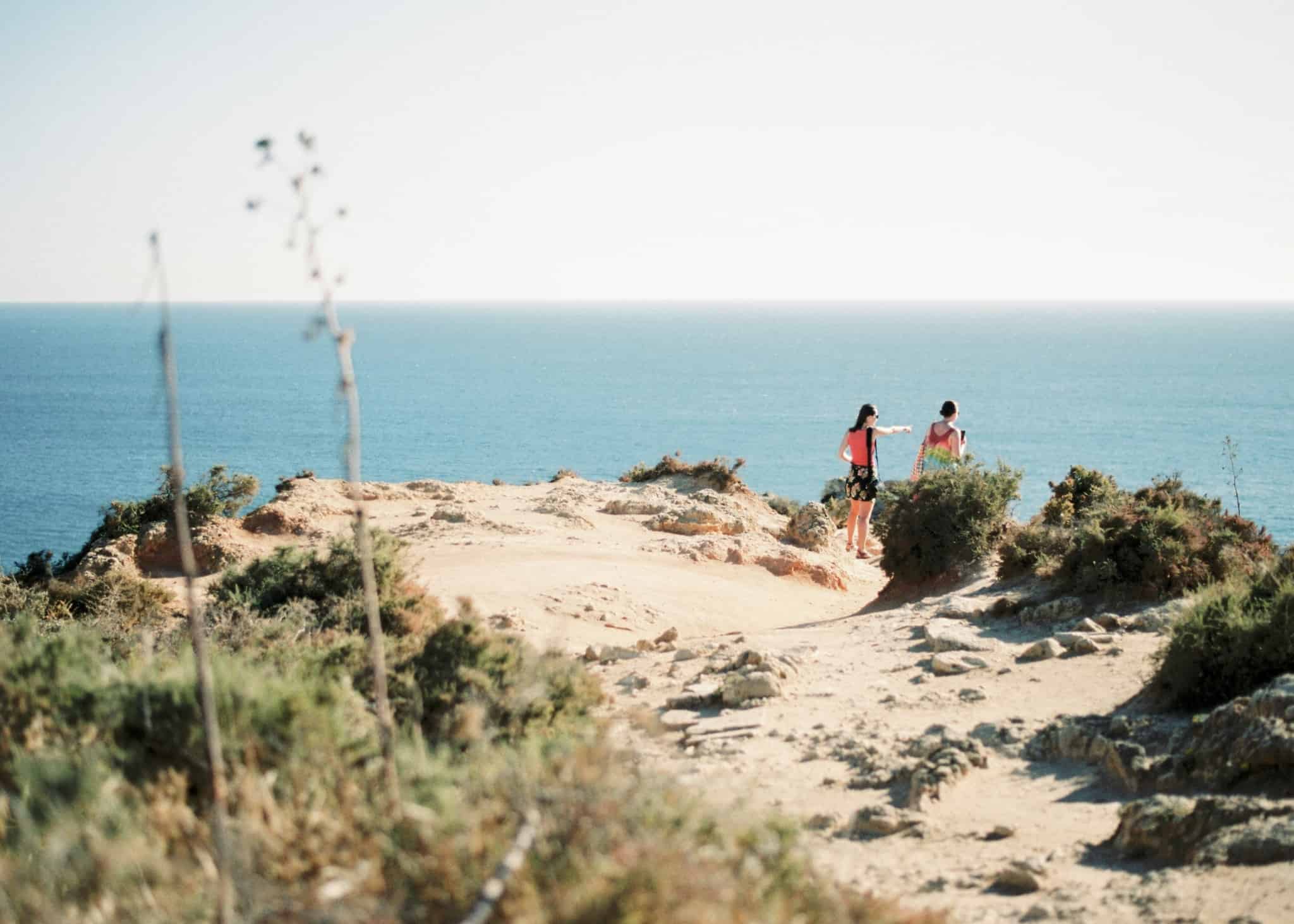 praia falésia no algarve