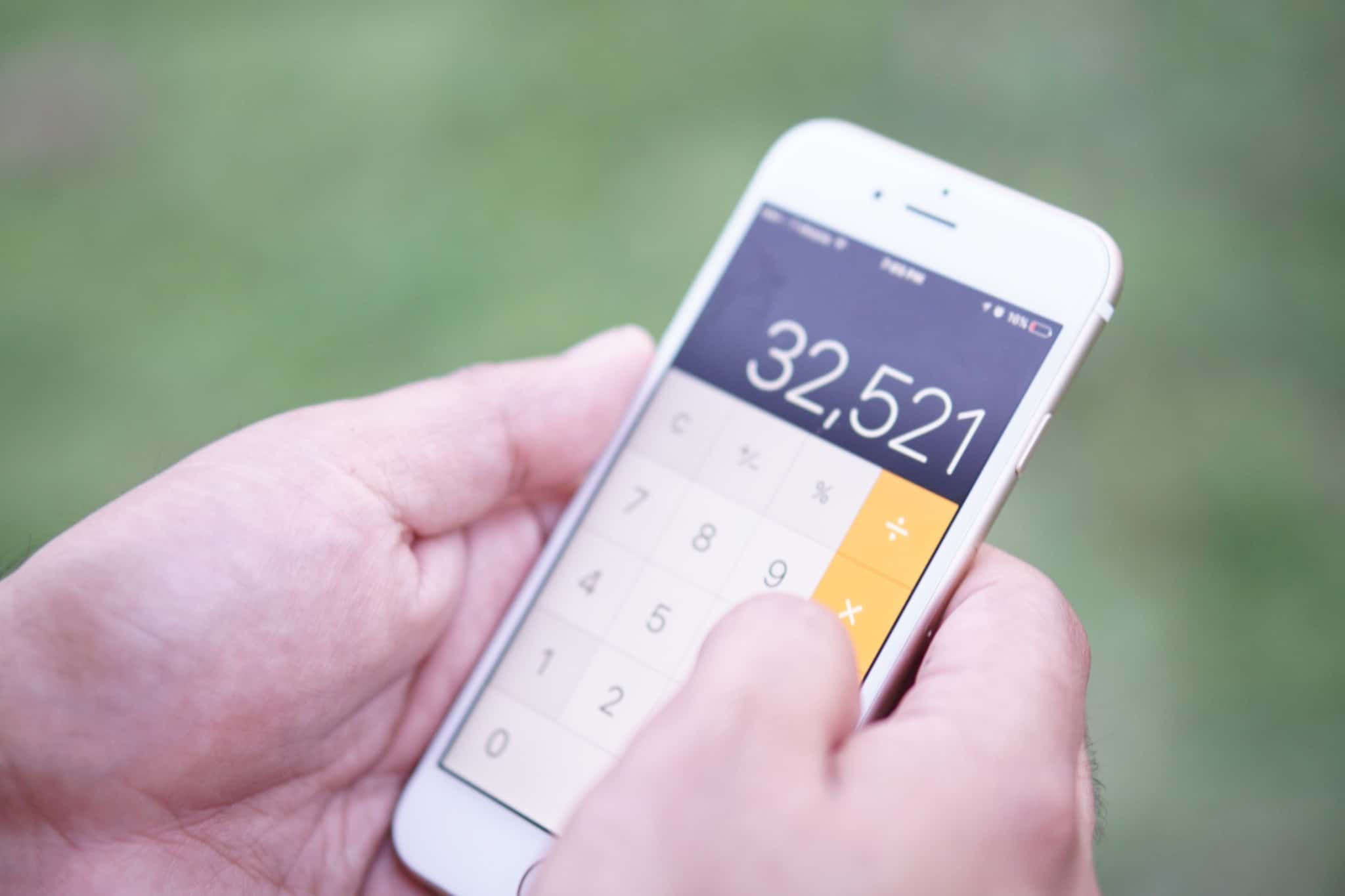 telemovel na calculadora com valor de 32521