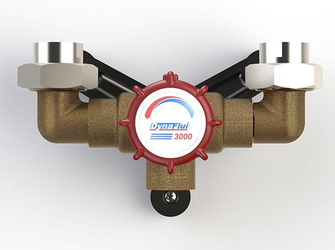 Dynafluid mixing valves