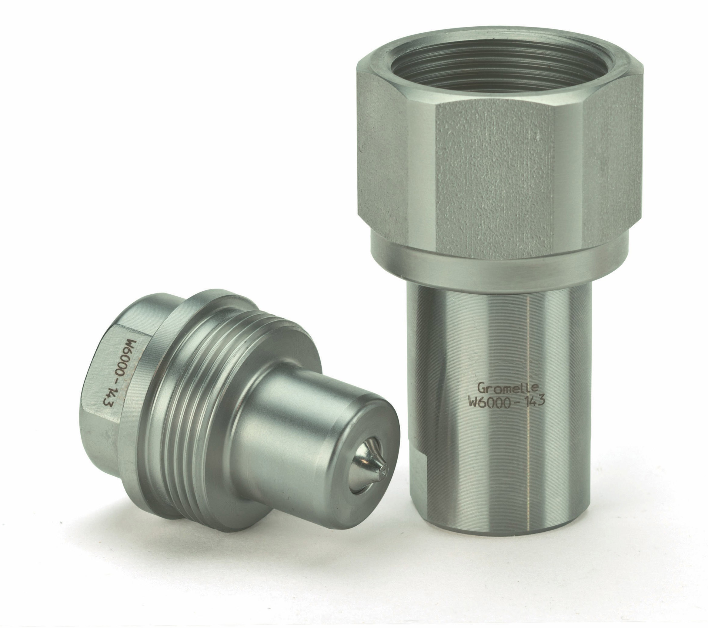 Gromelle W6000 series screwtoconnect selfsealing couplings