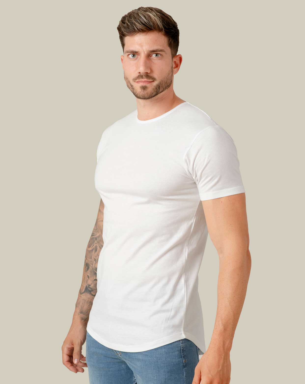 Camiseta básica JHK T-Shirt hombre Regular