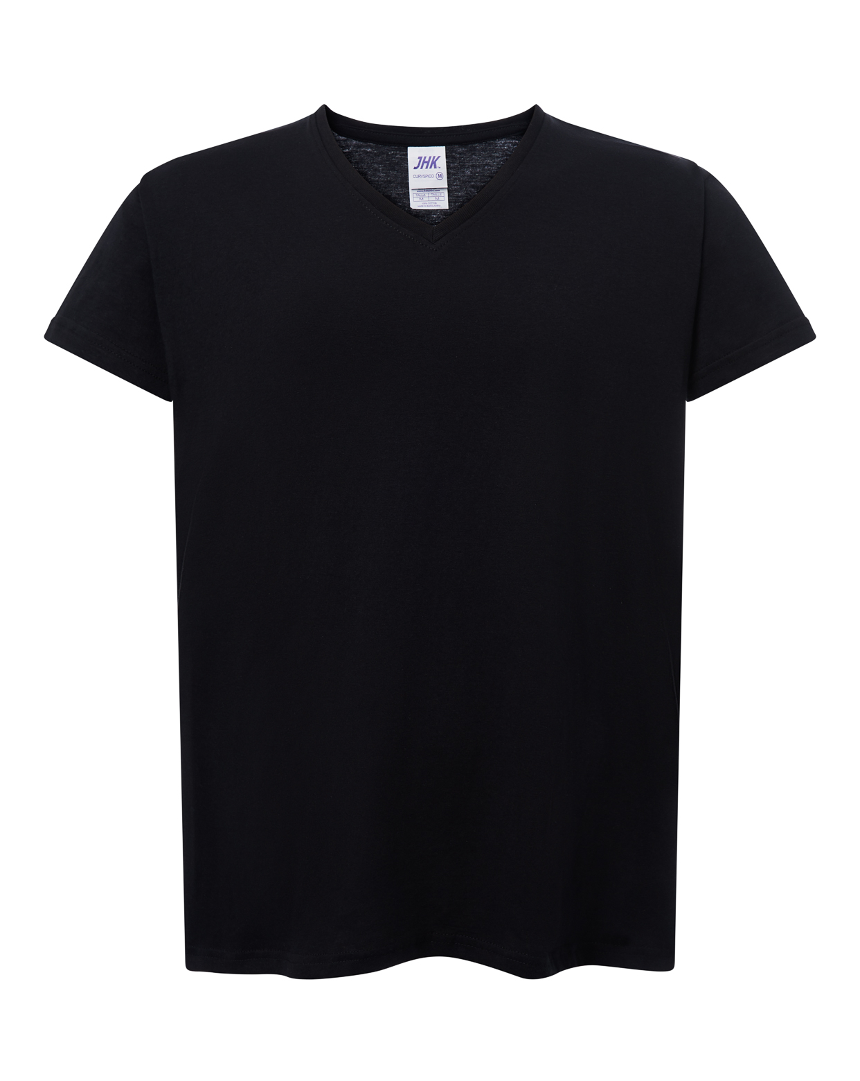 Curves V-Neck Black
