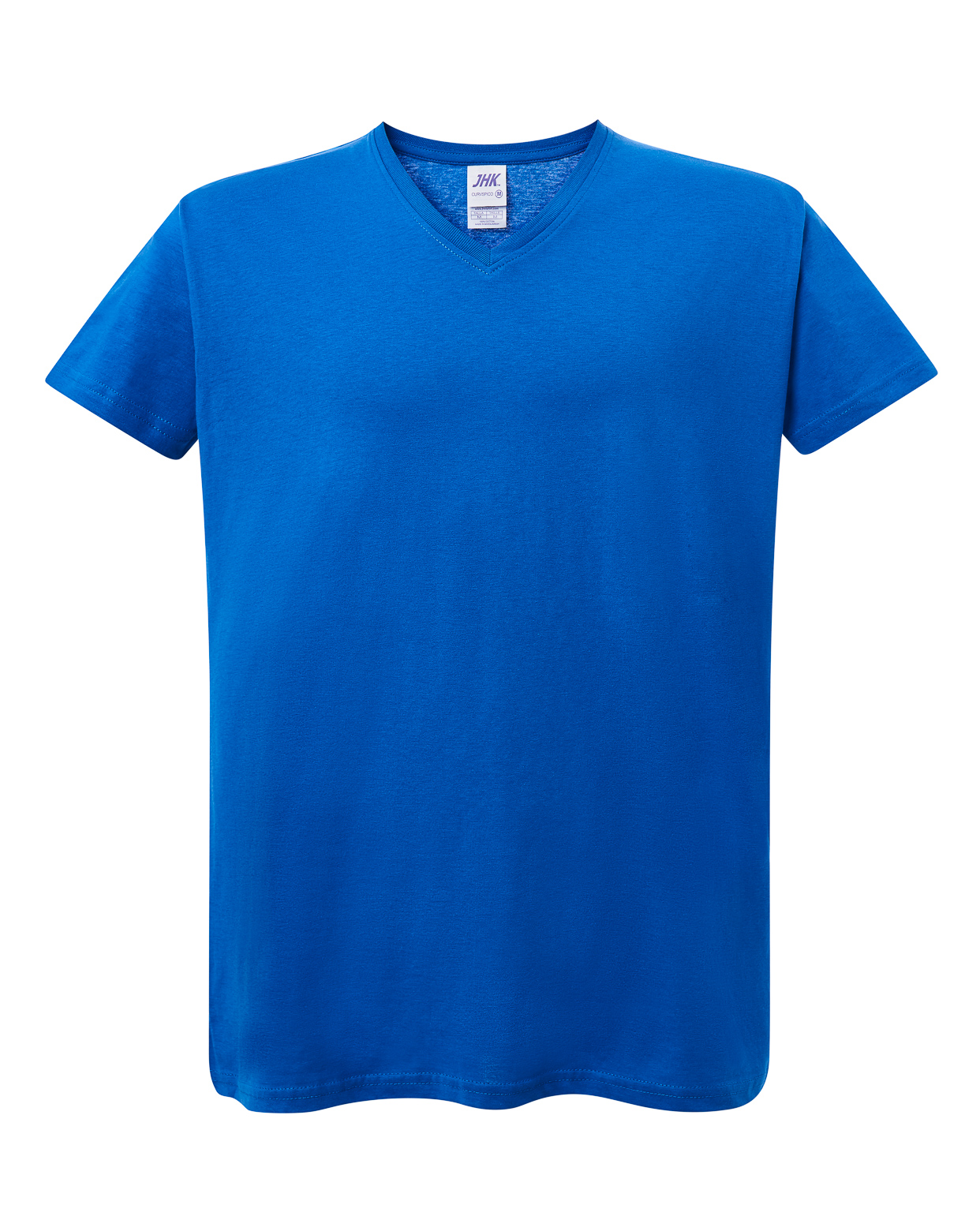 Curves V-Neck Royal Blue