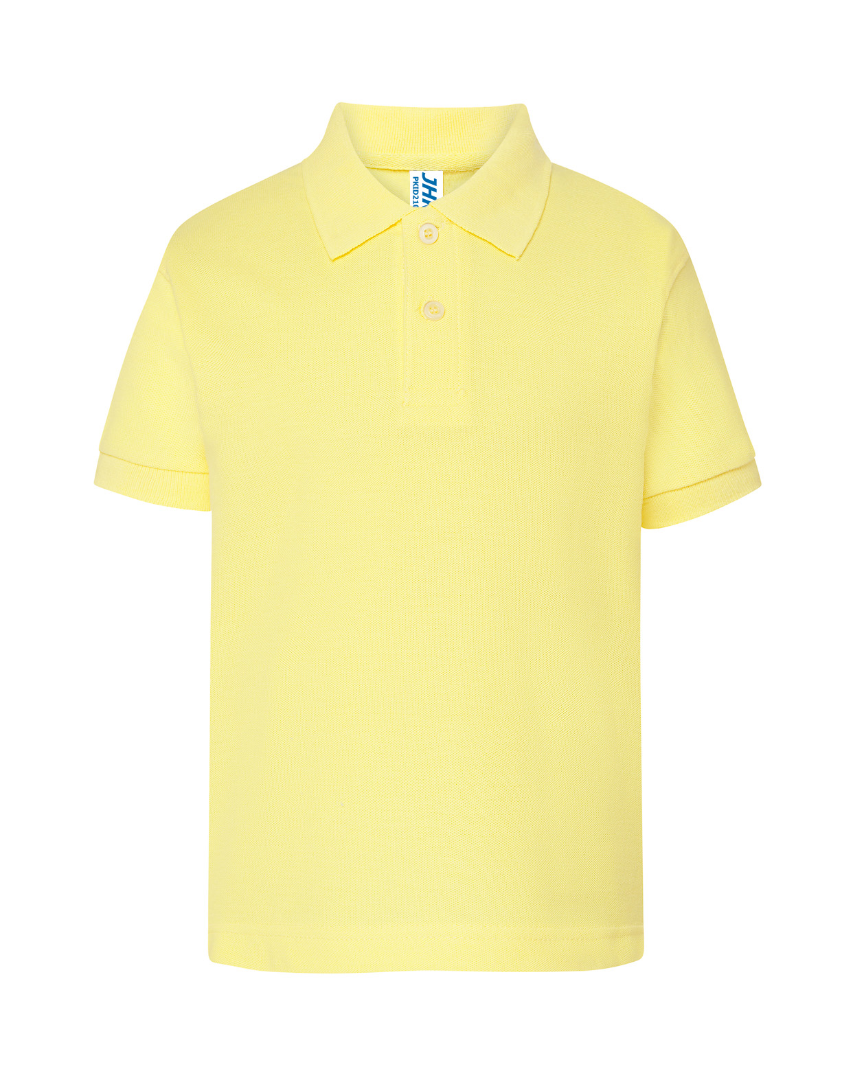 Kid Unisex Polo Light Yellow