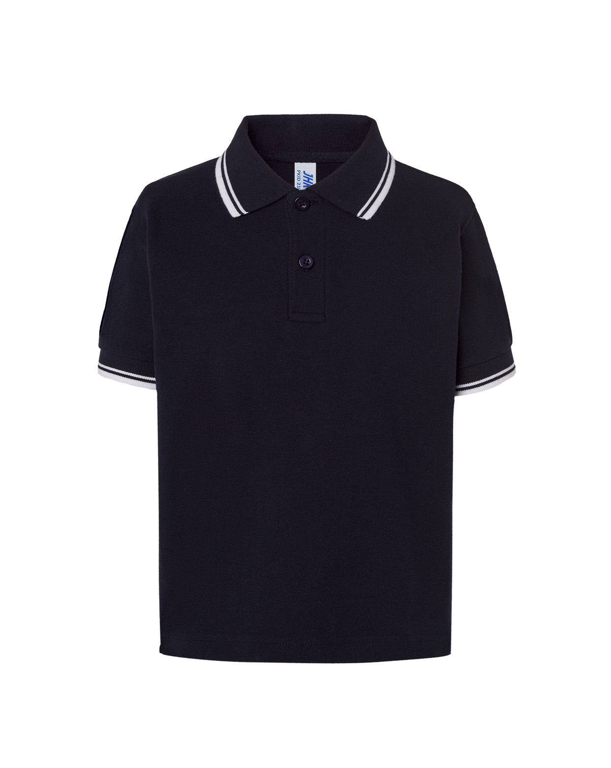 Kid Unisex Polo Navy / White