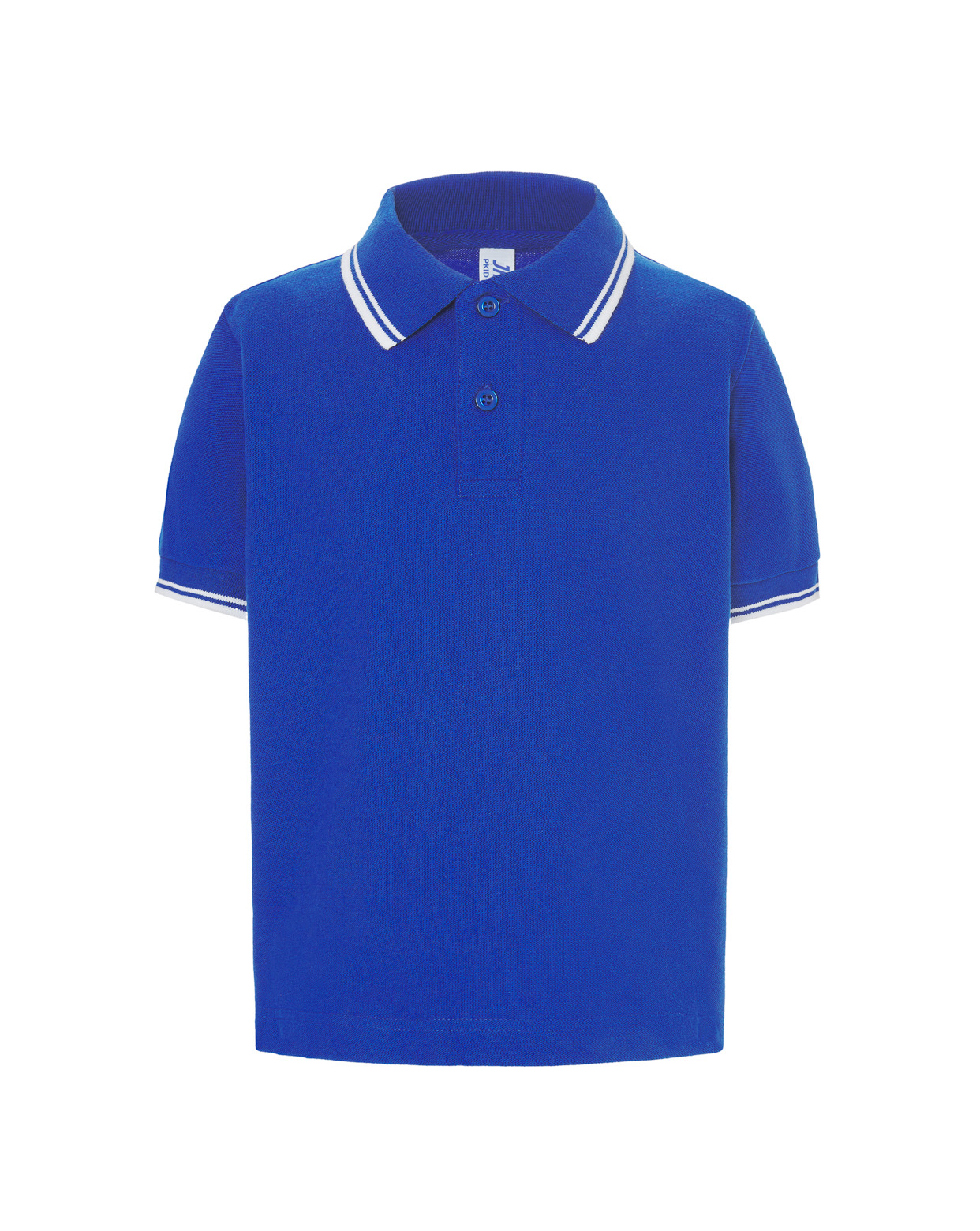 Kid Unisex Polo Royal Blue / White