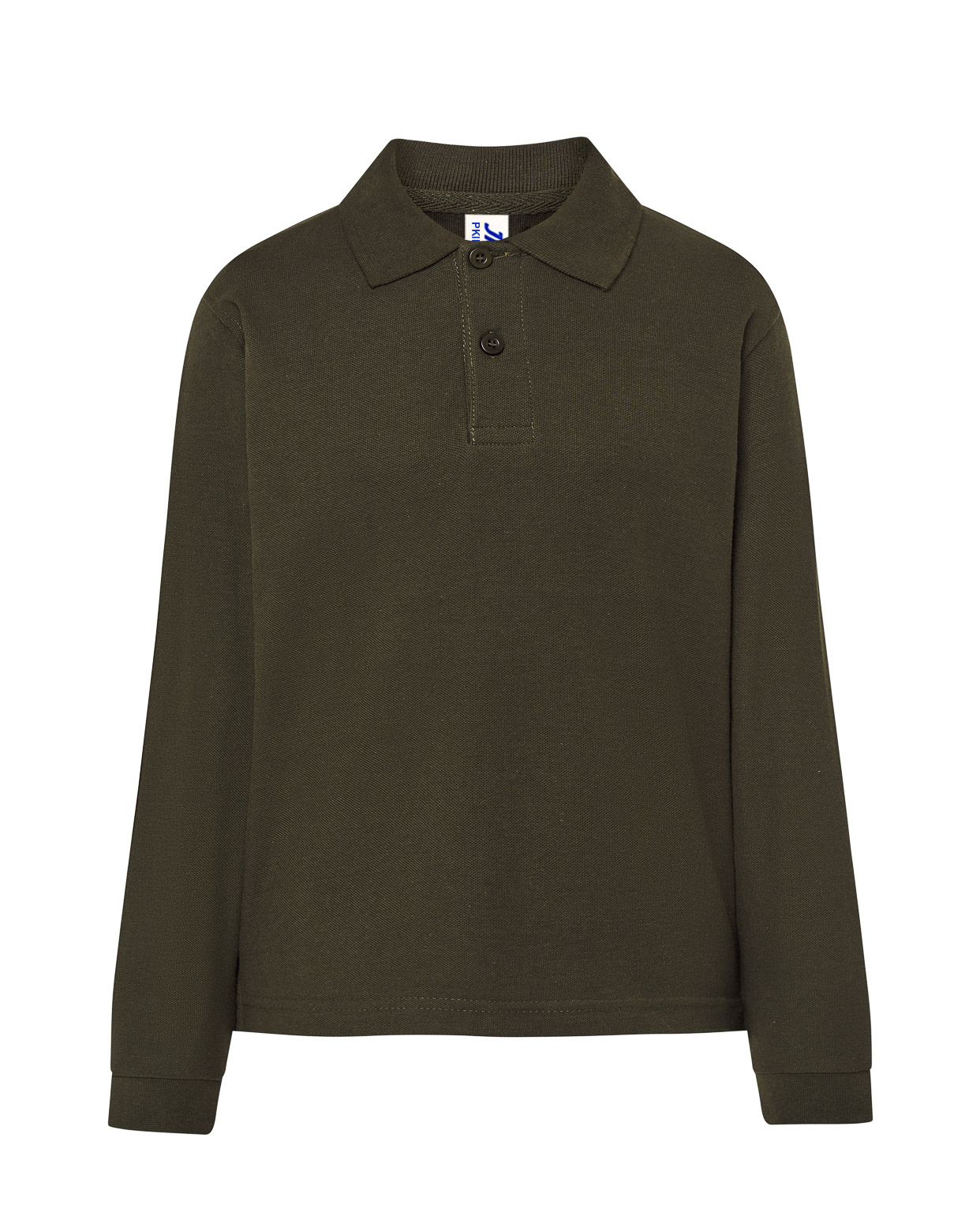 Kid LS Unisex Polo  Forest Green