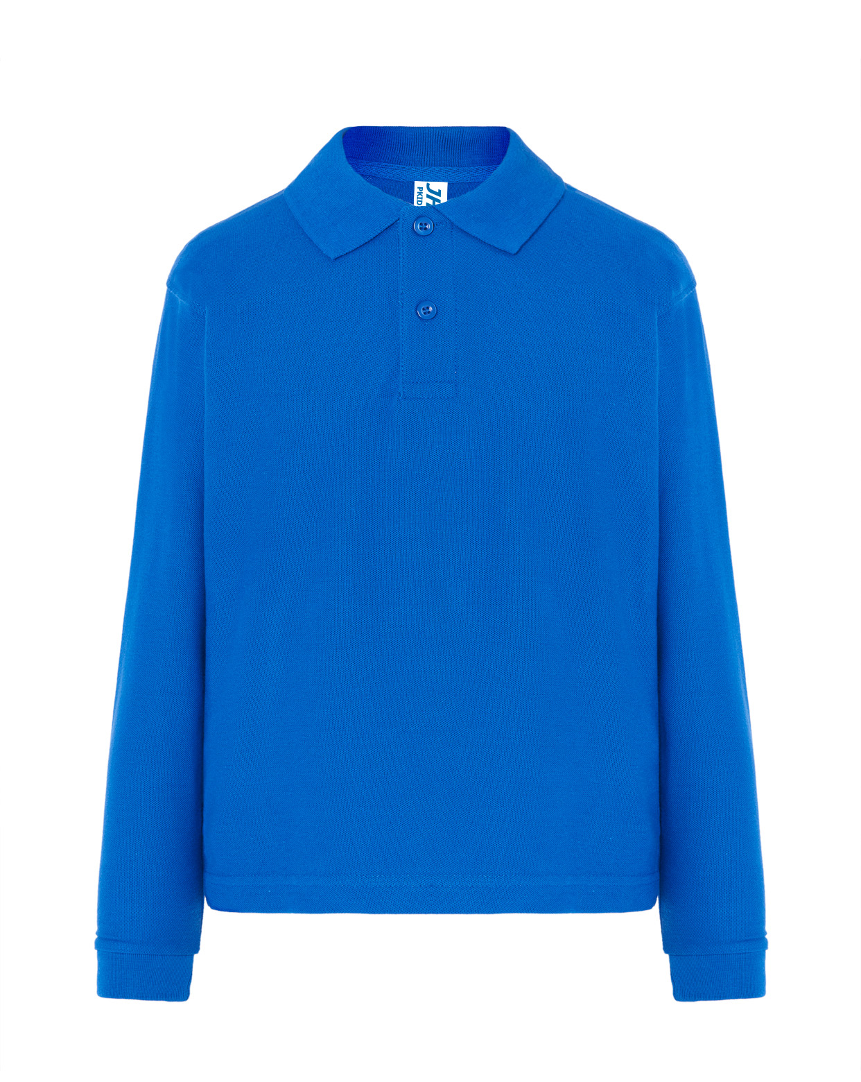 Kid LS Unisex Polo  Royal Blue