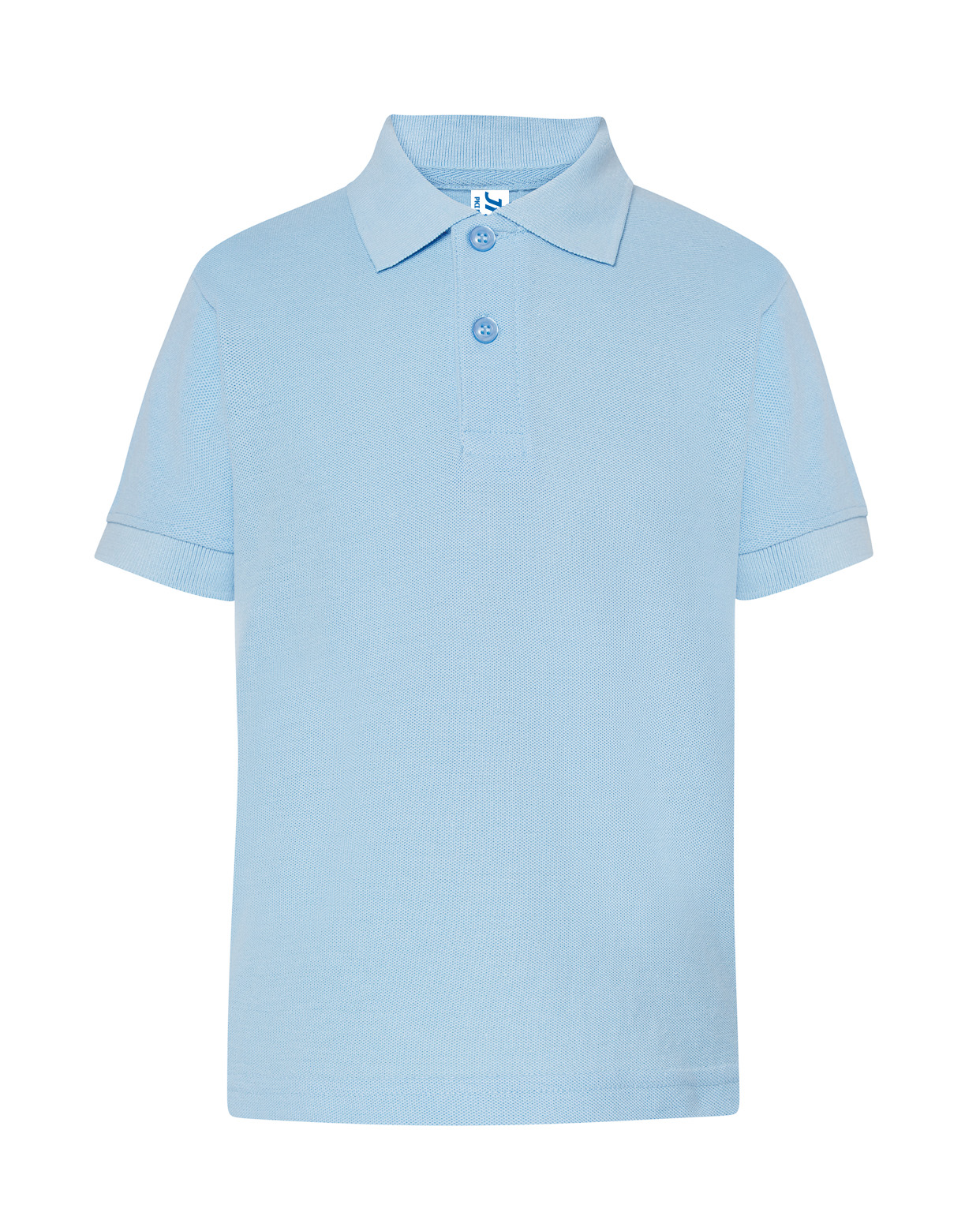 School Wear Kid Unisex Polo  Sky Blue