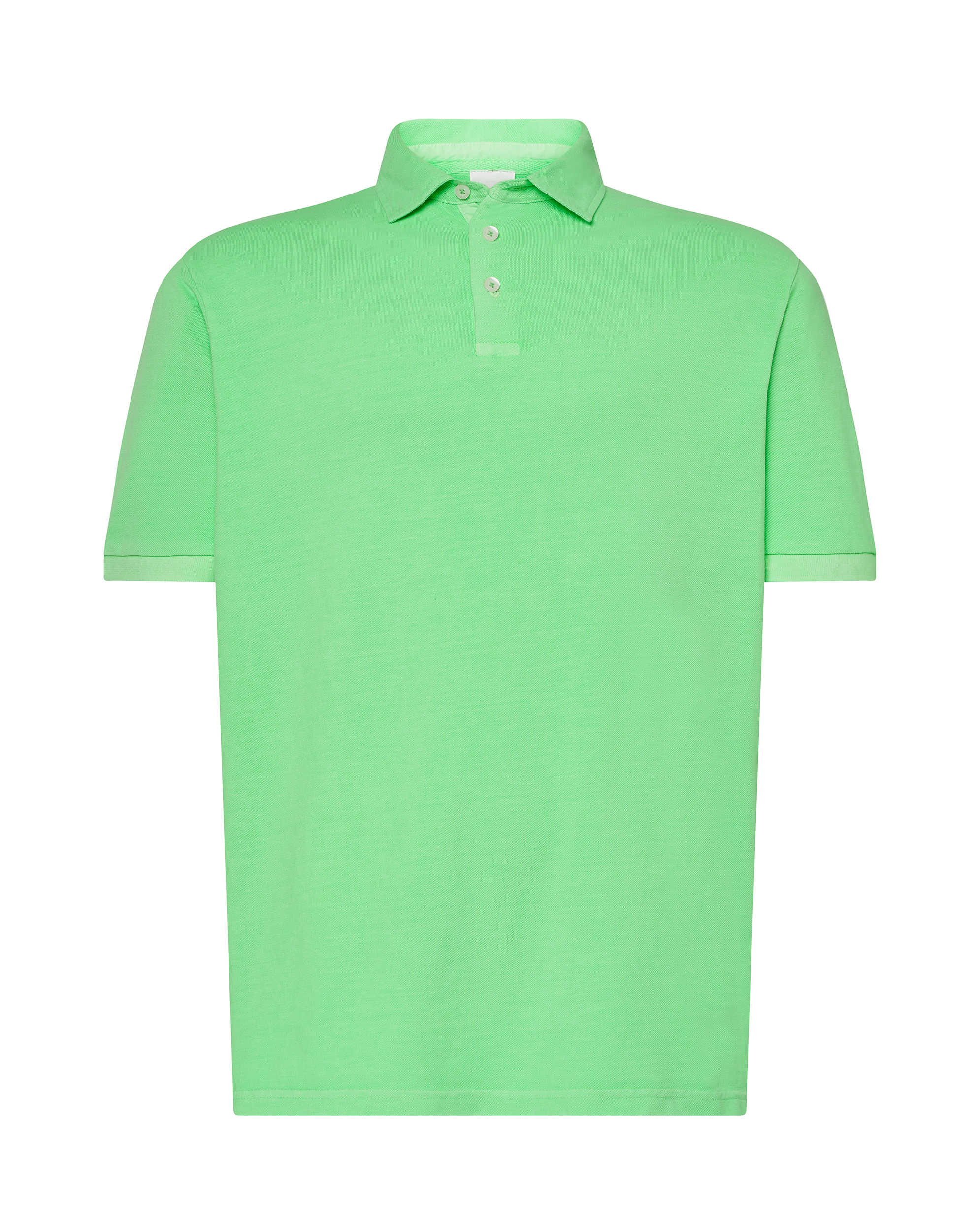 Urban Wash Pique Polo  Lime wash