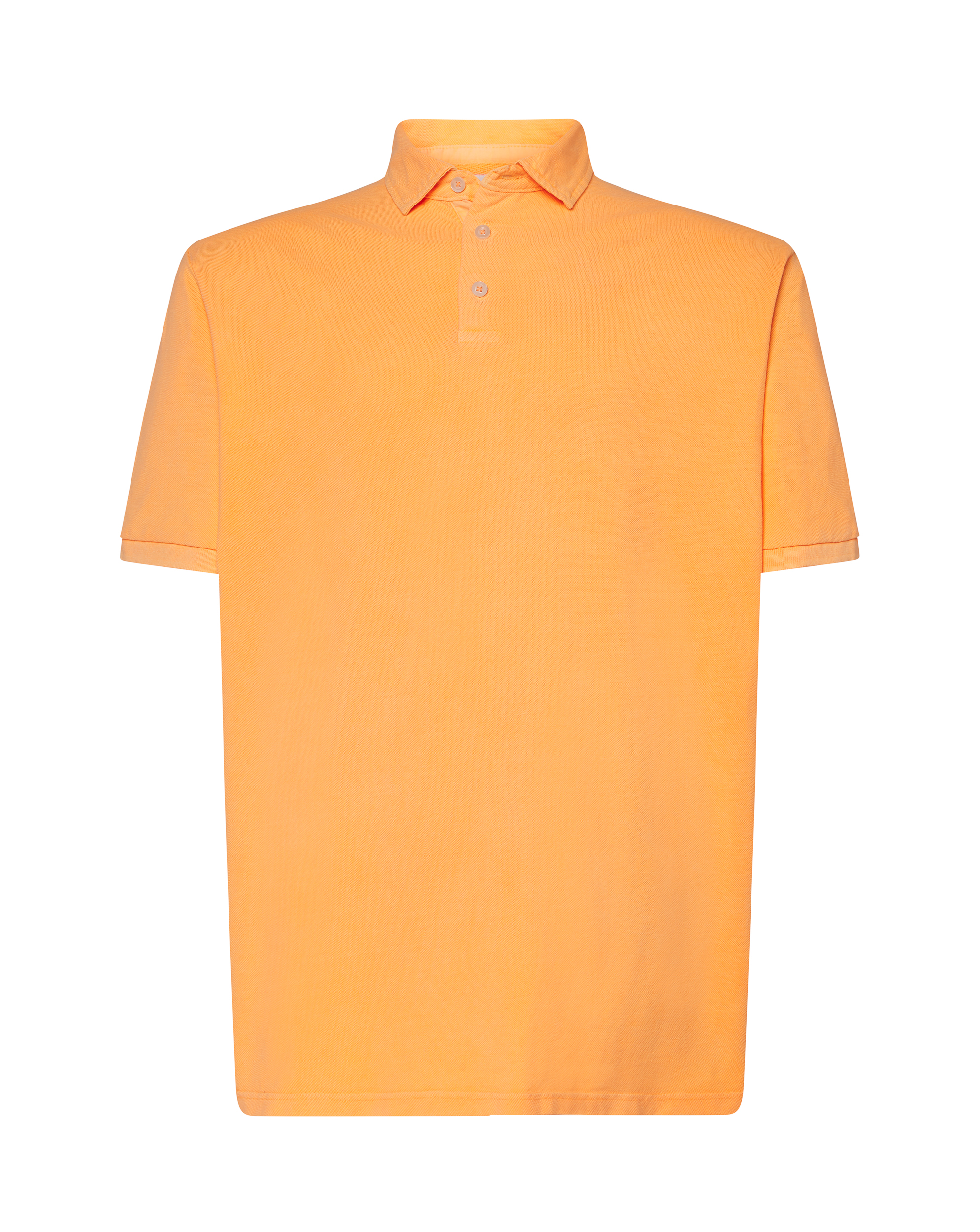 Urban Wash Pique Polo  Orange Wash