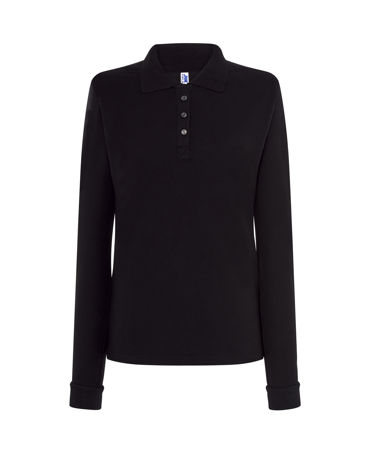 Lady Regular LS Polo  Black