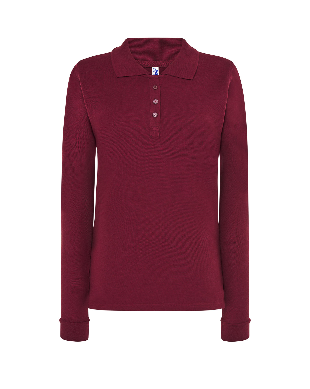 Lady Regular LS Polo  Burgundy