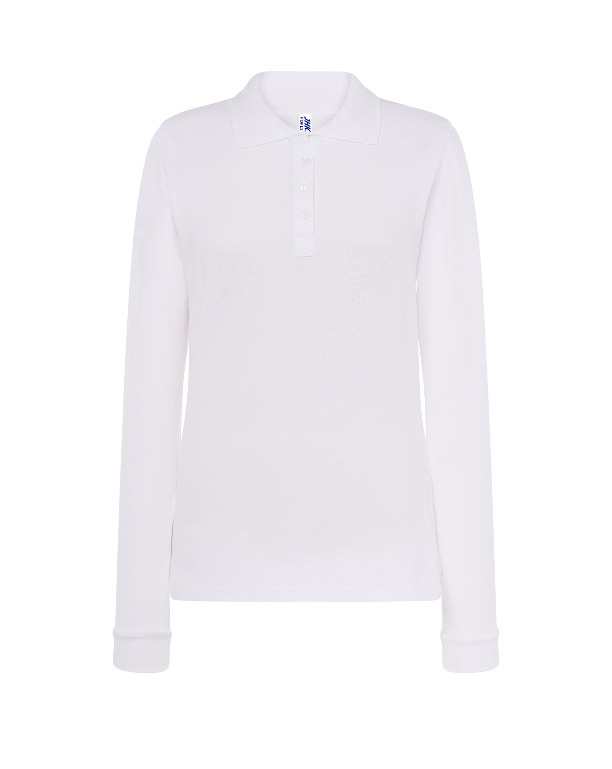 Lady Regular LS Polo  White