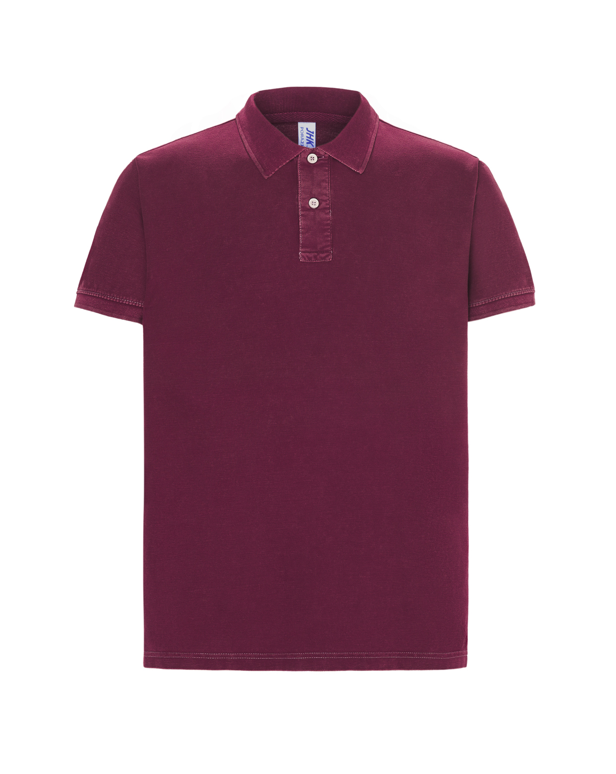 Man Regular Polo  Burgundy Wash