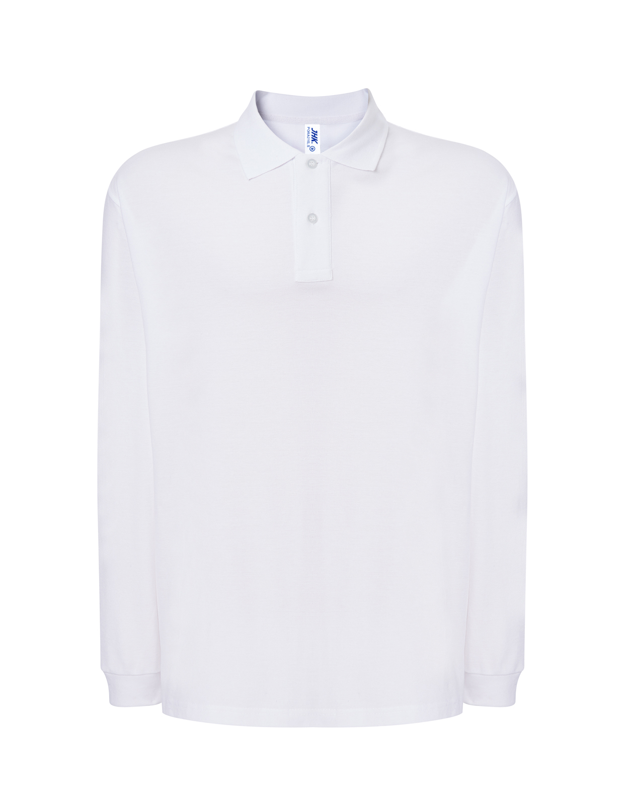 Polo Regular Man LS/King Size White