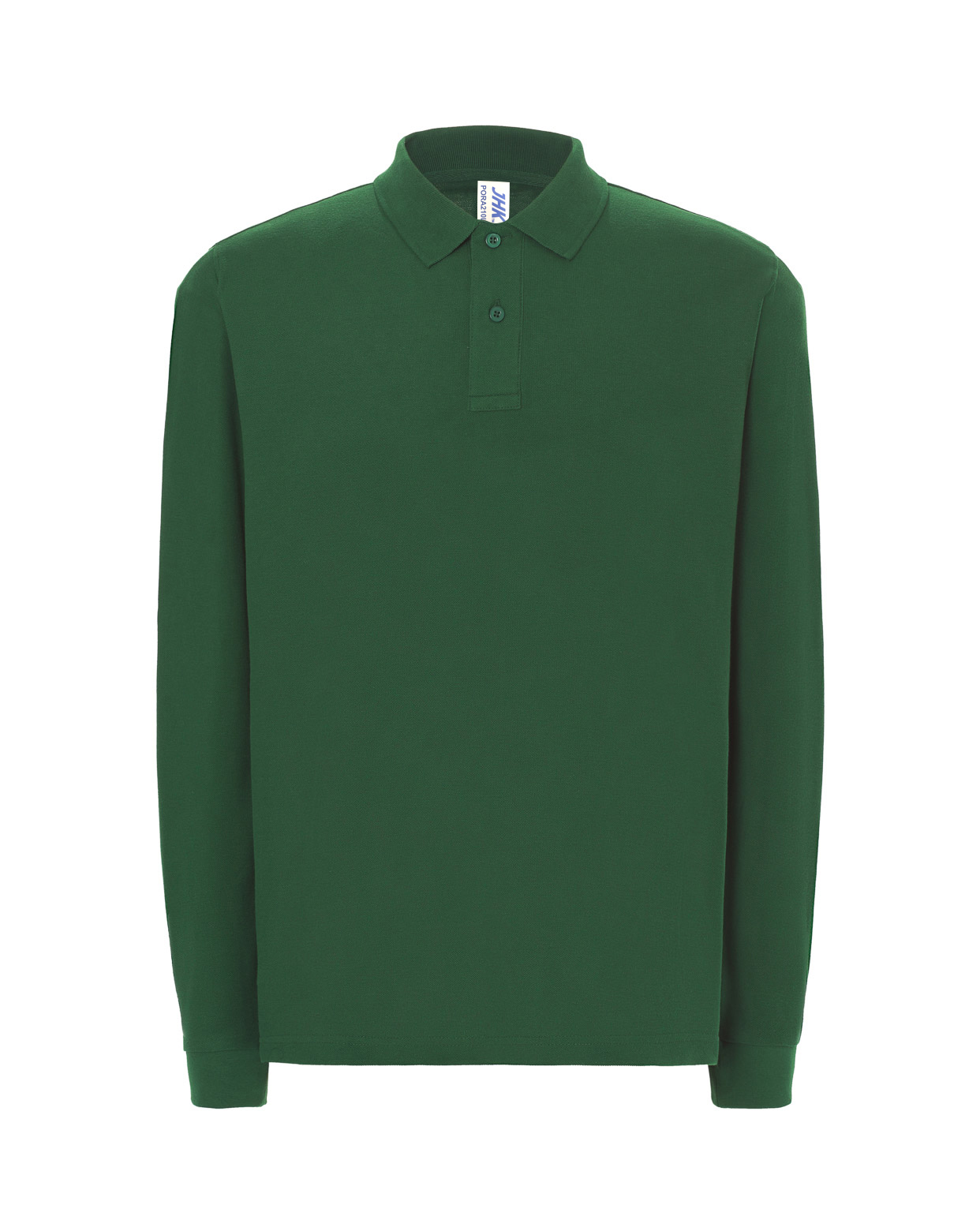 Man Regular LS Polo  Bottle Green