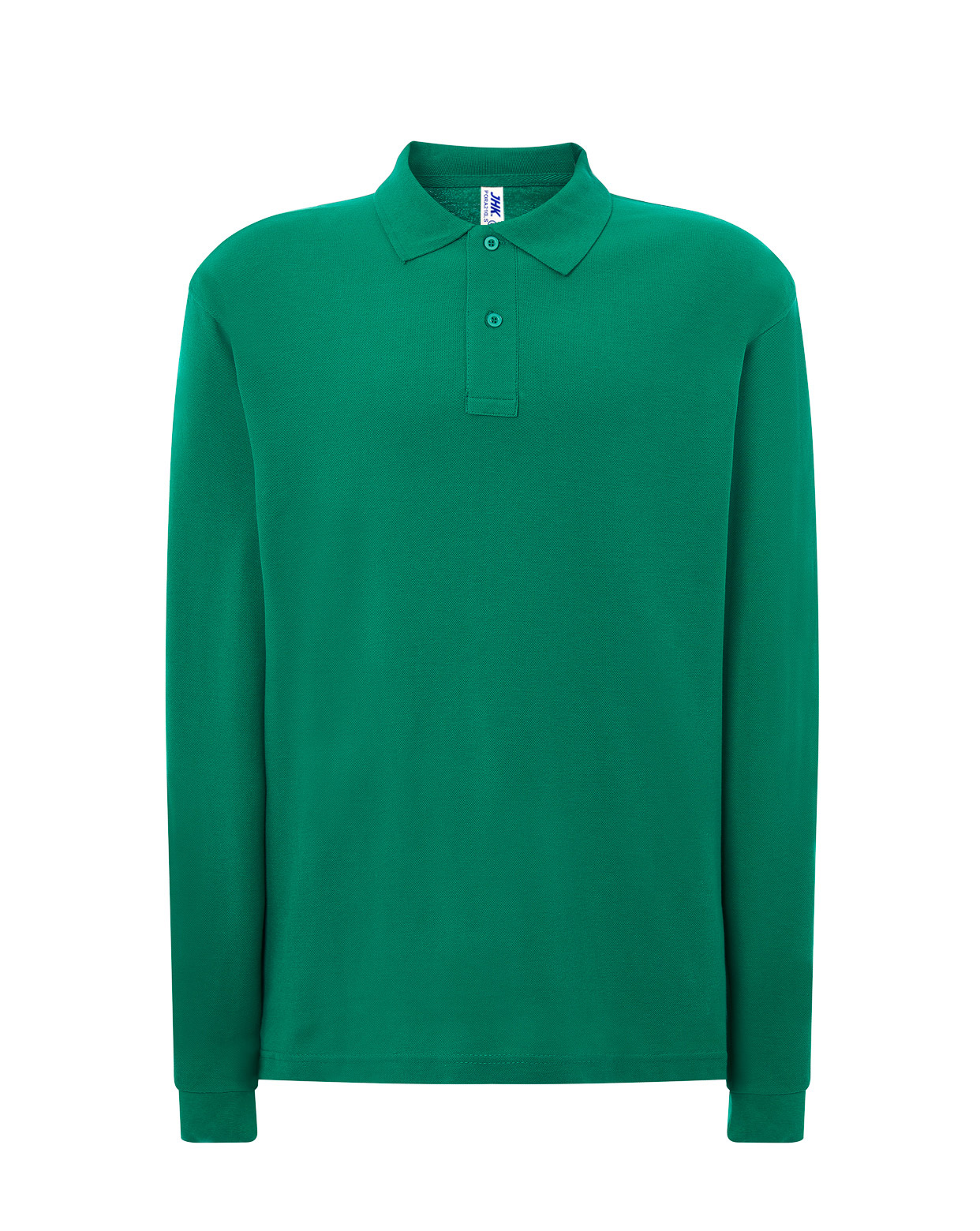 Man Regular LS Polo  Kelly Green