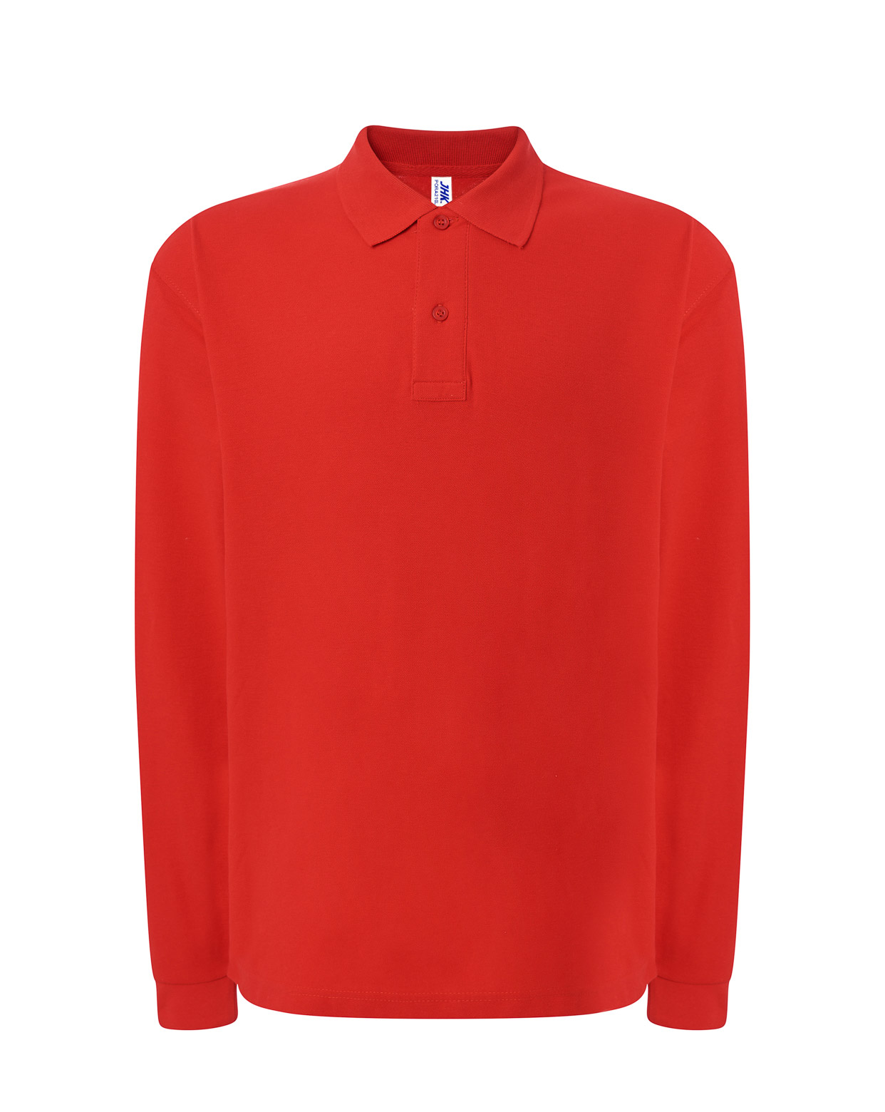 Man Regular LS Polo  Red