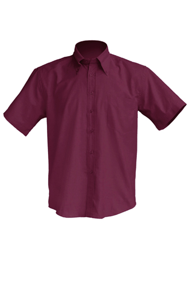 Shirt SS Poplin Wine