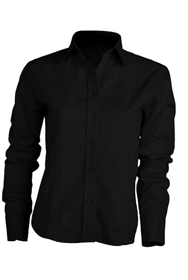 Shirt Lady Poplin Black