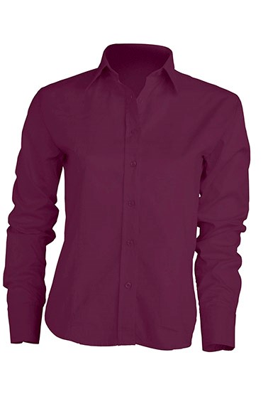 Shirt Lady Poplin Wine