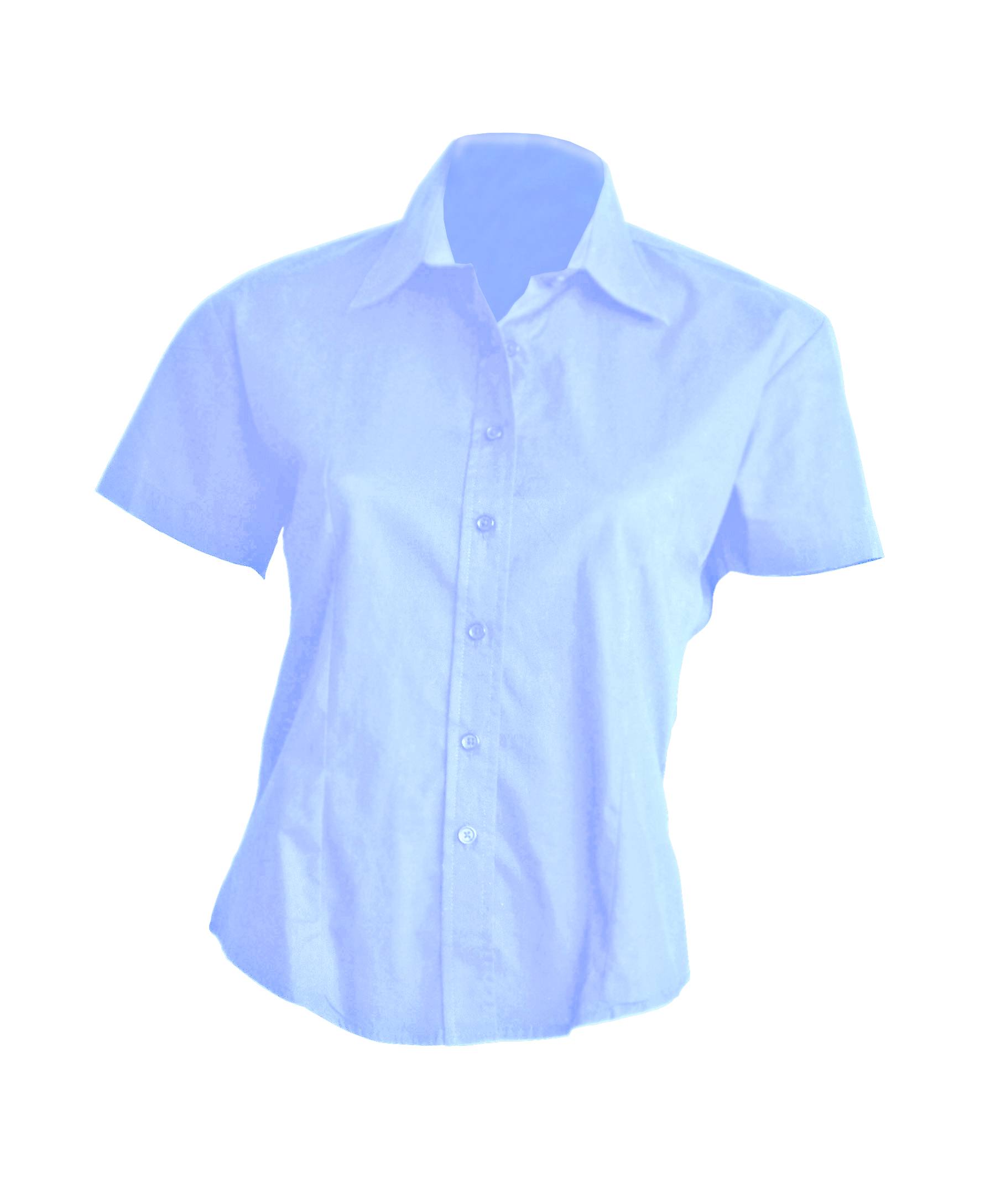 Shirt Lady SS Oxford Light Blue