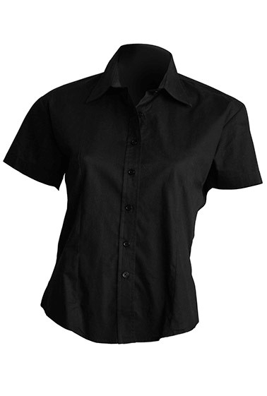 Shirt Lady SS Poplin Black