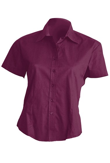 Shirt Lady SS Poplin Wine