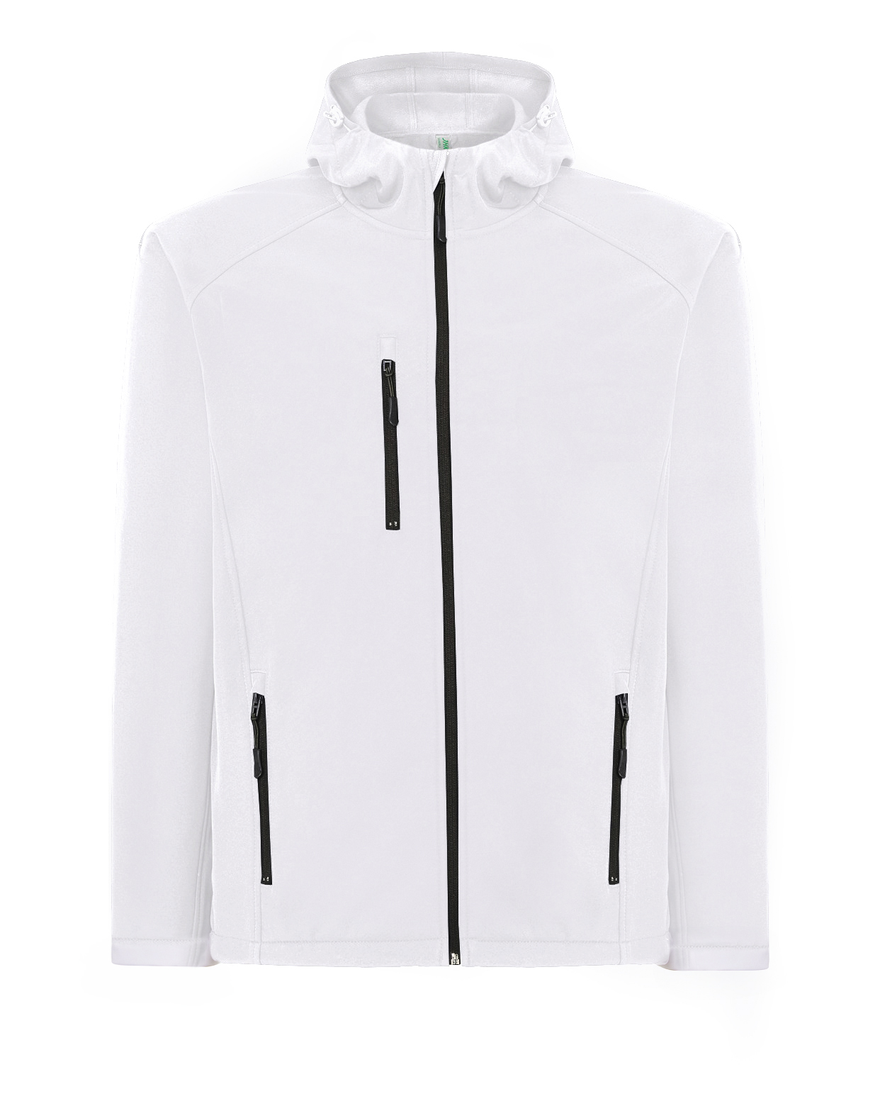 SOFTSHELL  JACKET HOODED White