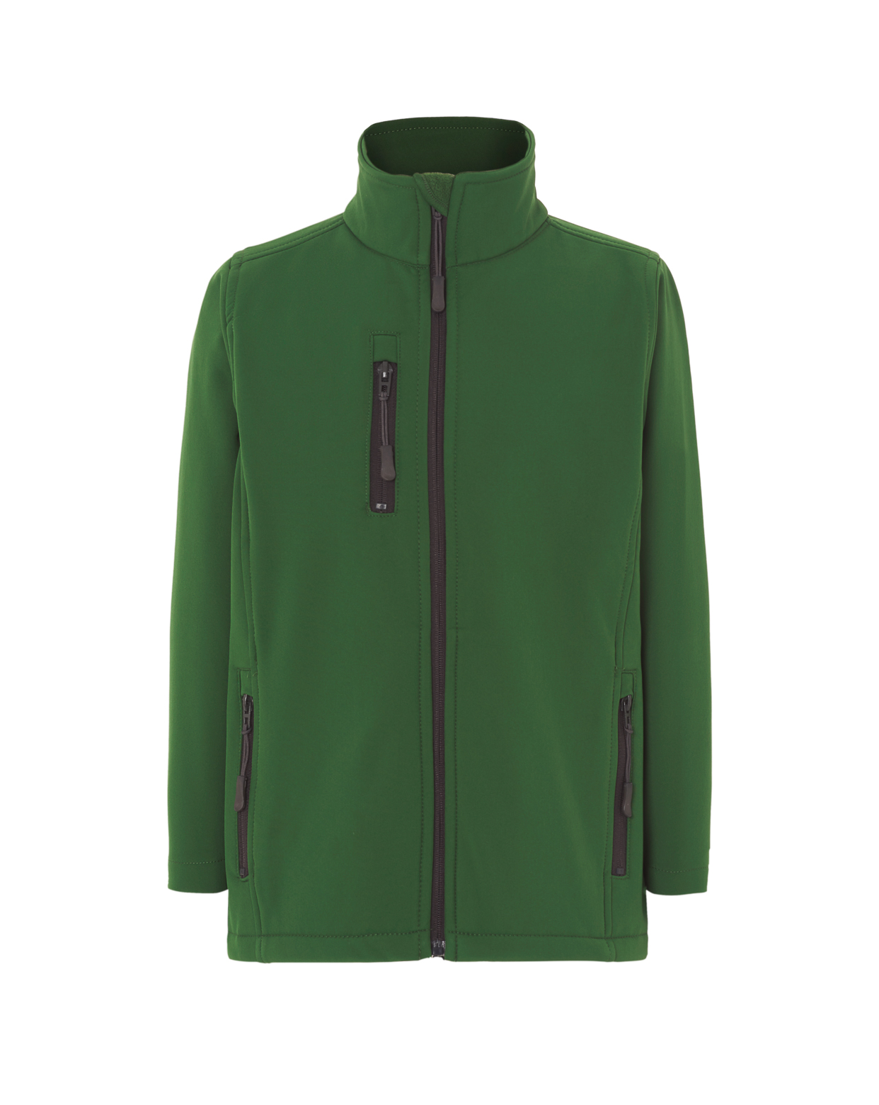 Kid Unisex Softshell Jacket Bottle Green