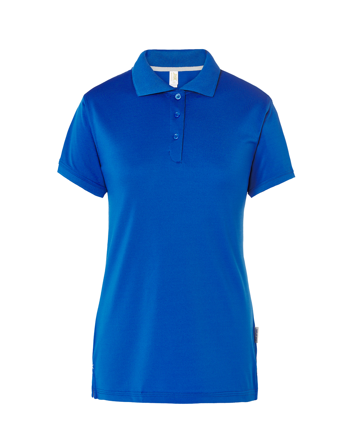 Lady Heavy Sport Pique Polo Royal Blue-Silver