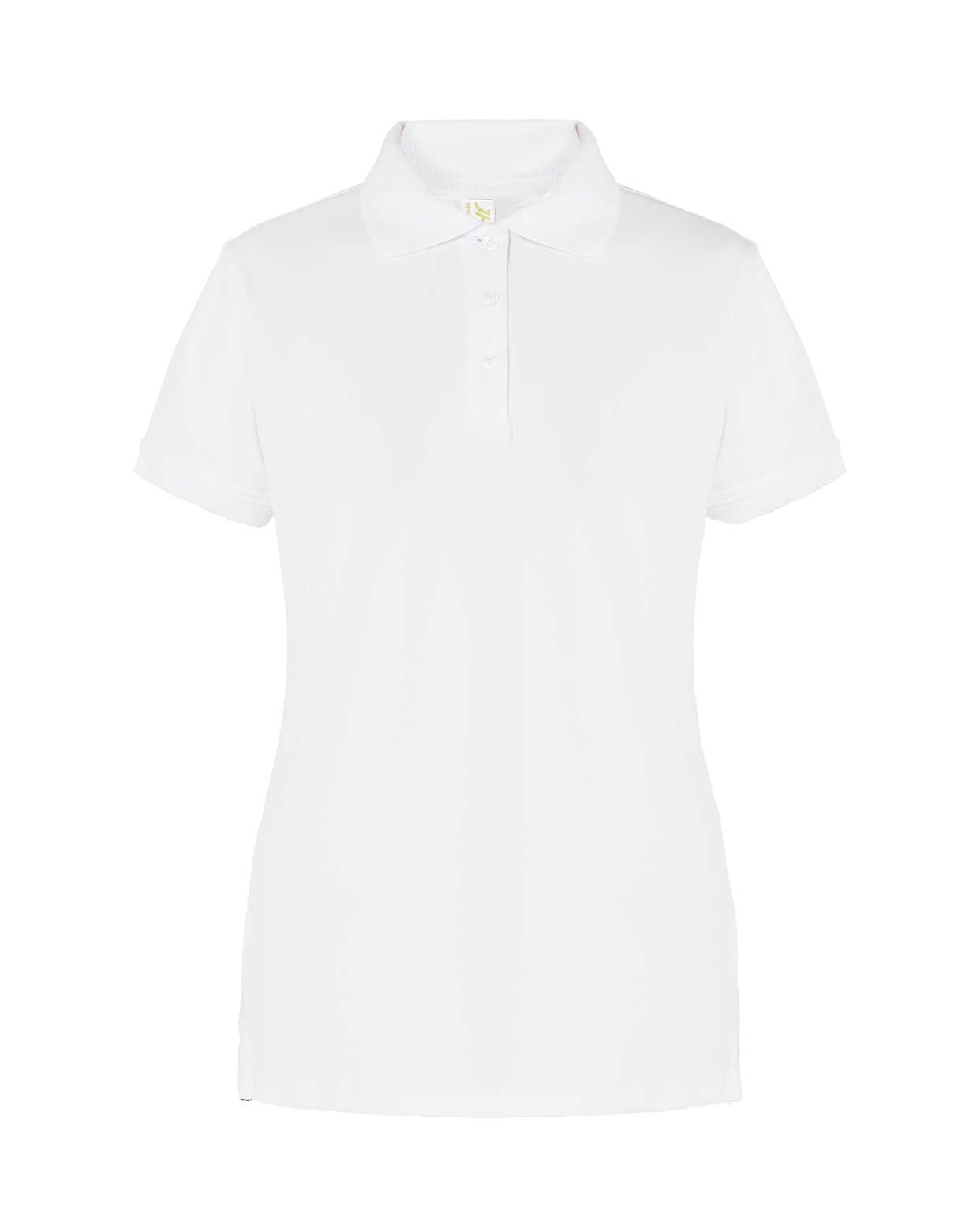 Lady Heavy Sport Pique Polo WH-WH