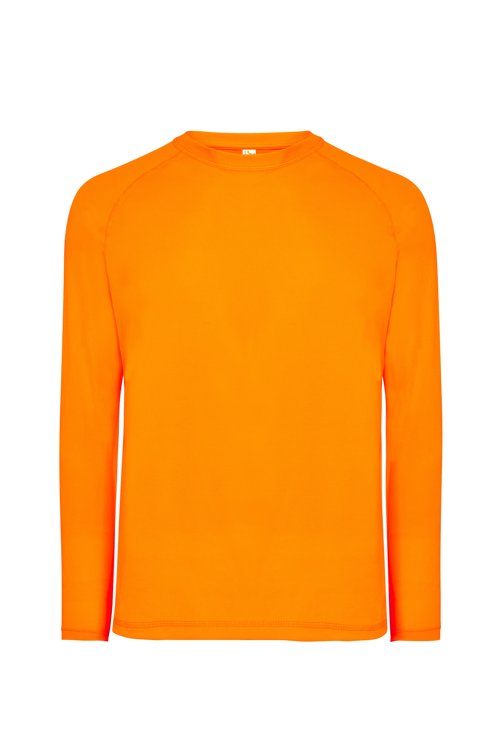 Man LS Sport T-Shirt  Orange Fluor