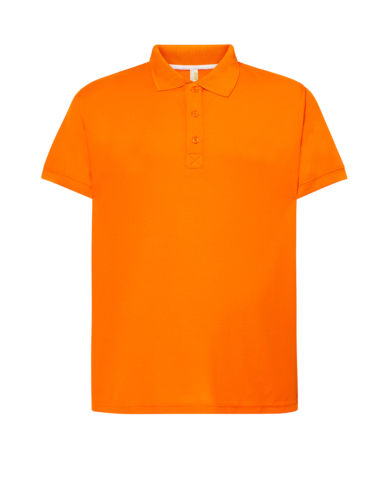 Man Sport Pique Polo  Orange