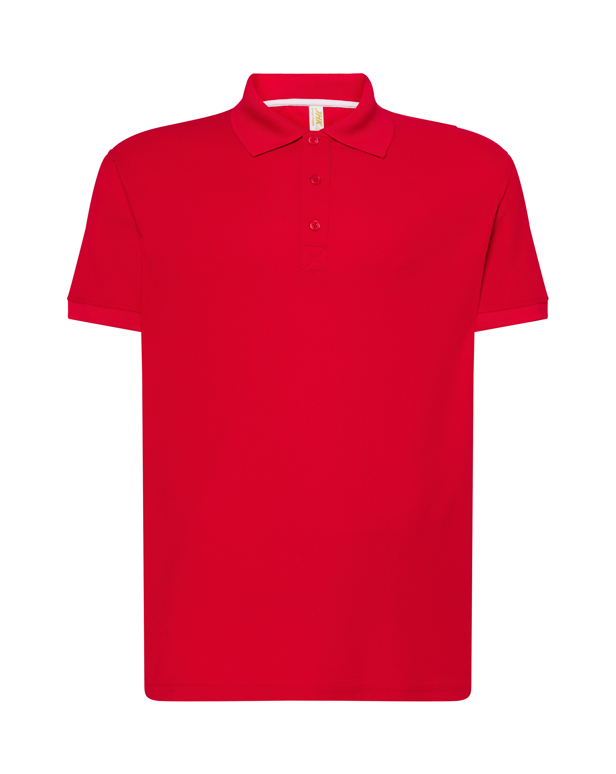 Man Sport Pique Polo  Red