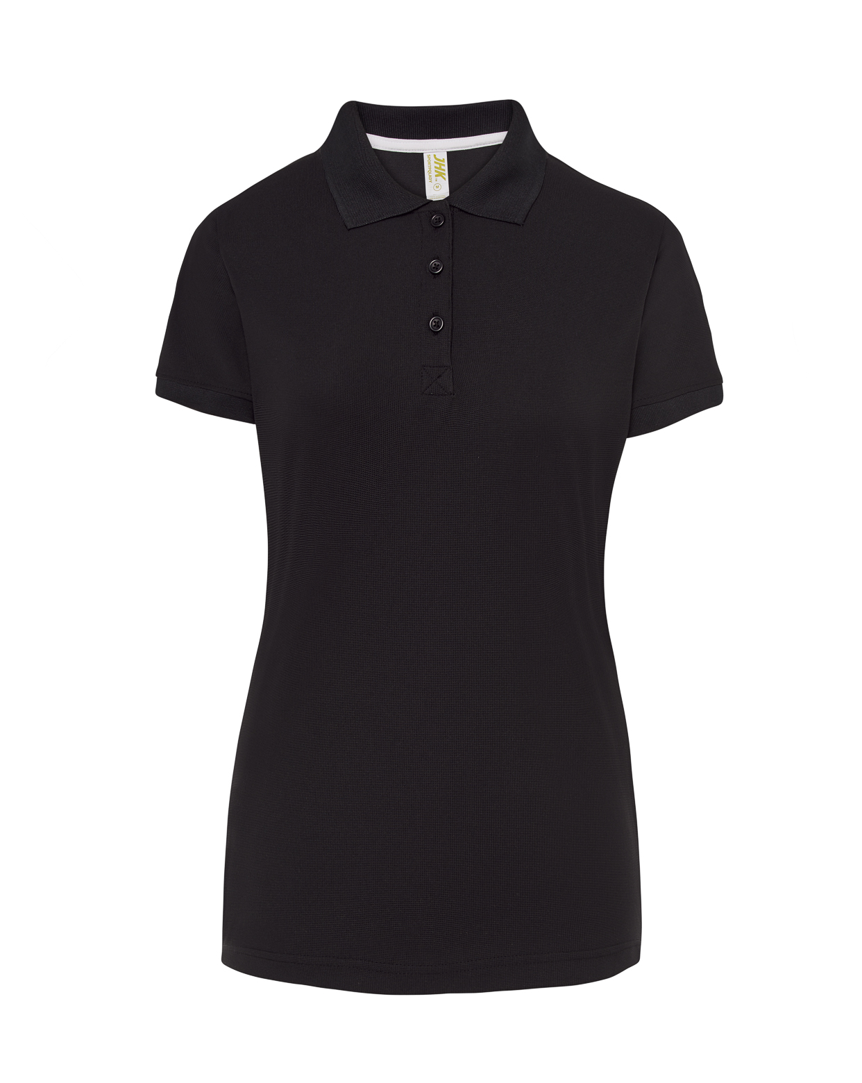 Lady Sport Pique Polo Black