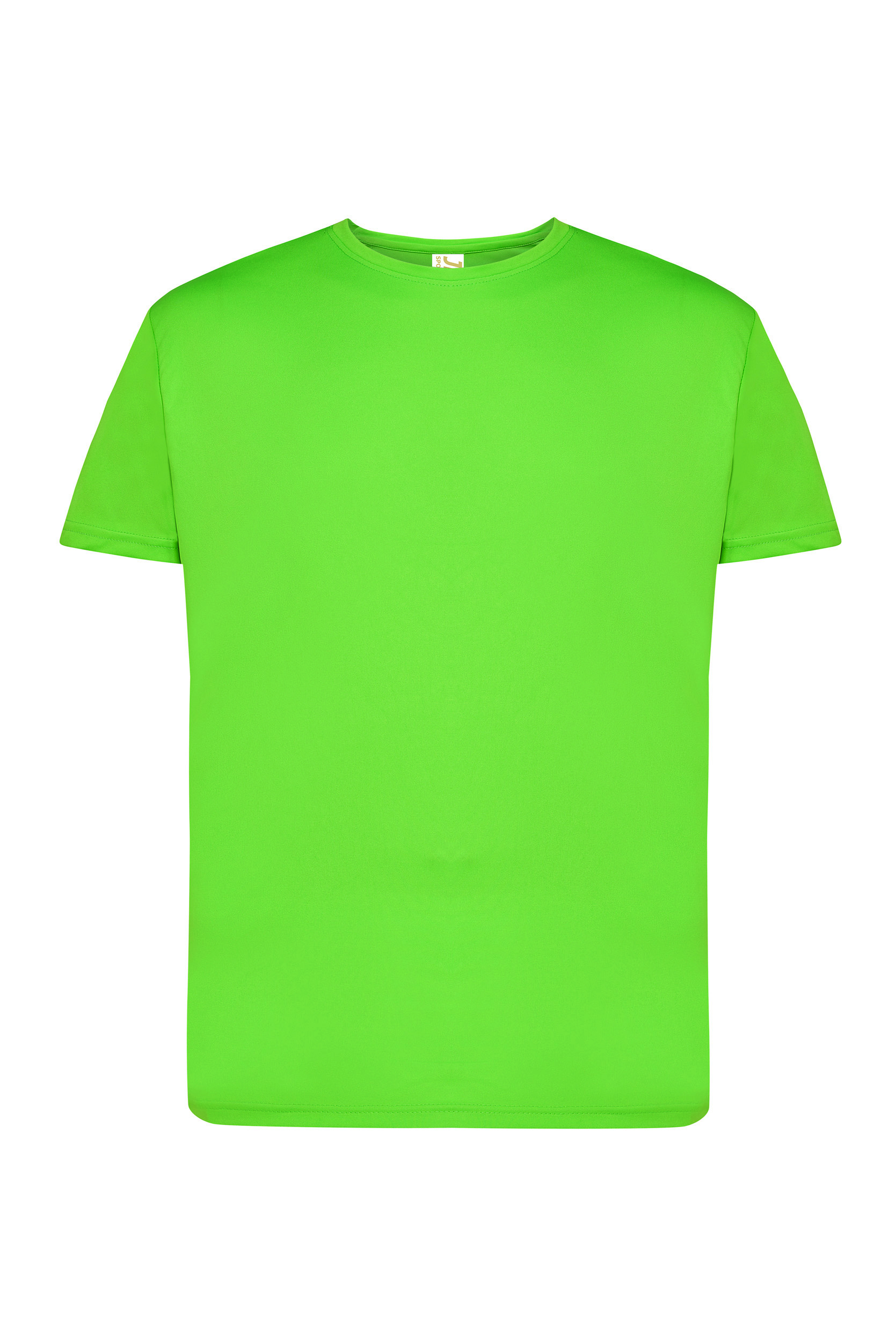 Man Regular Sport T-Shirt  Lime Fluor