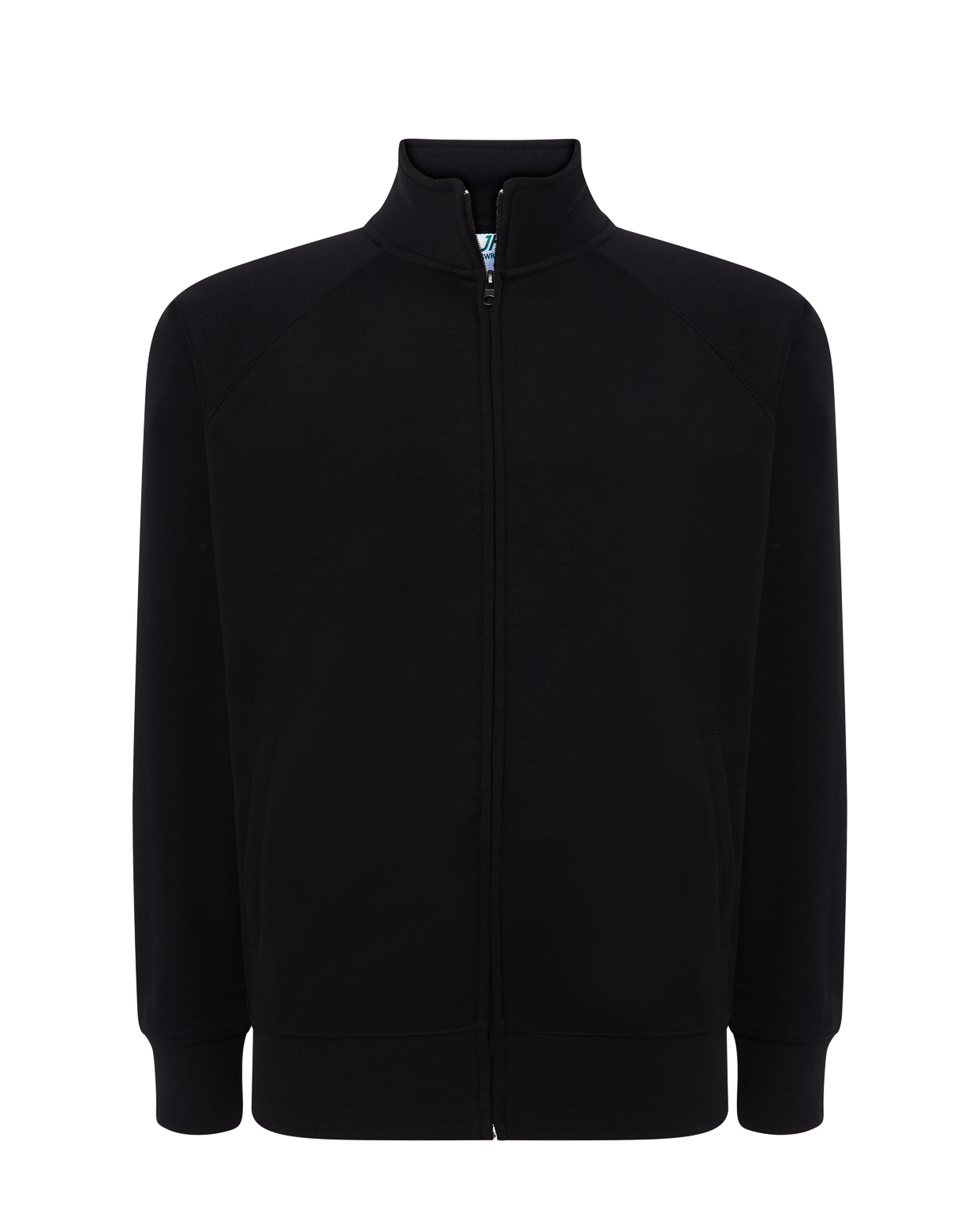 Full Zip CVC Sweatshirt  Black