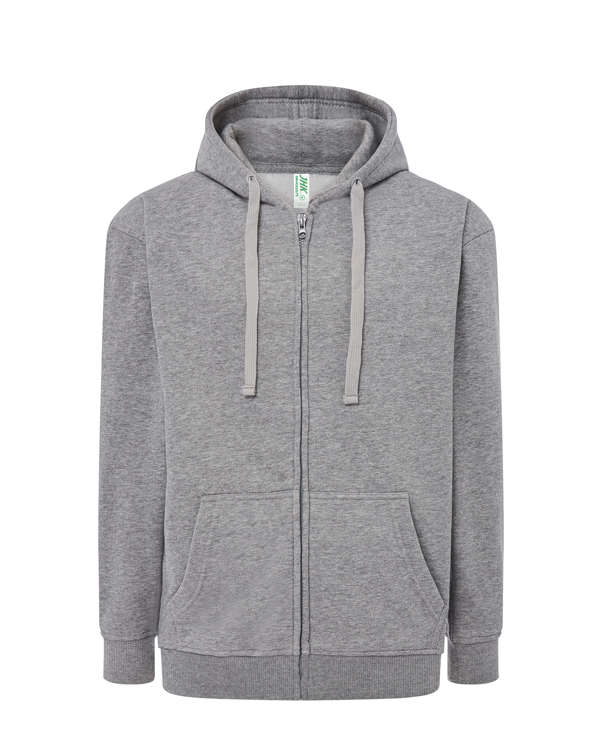 Hooded CVC Sweatshirt  Grey Melange
