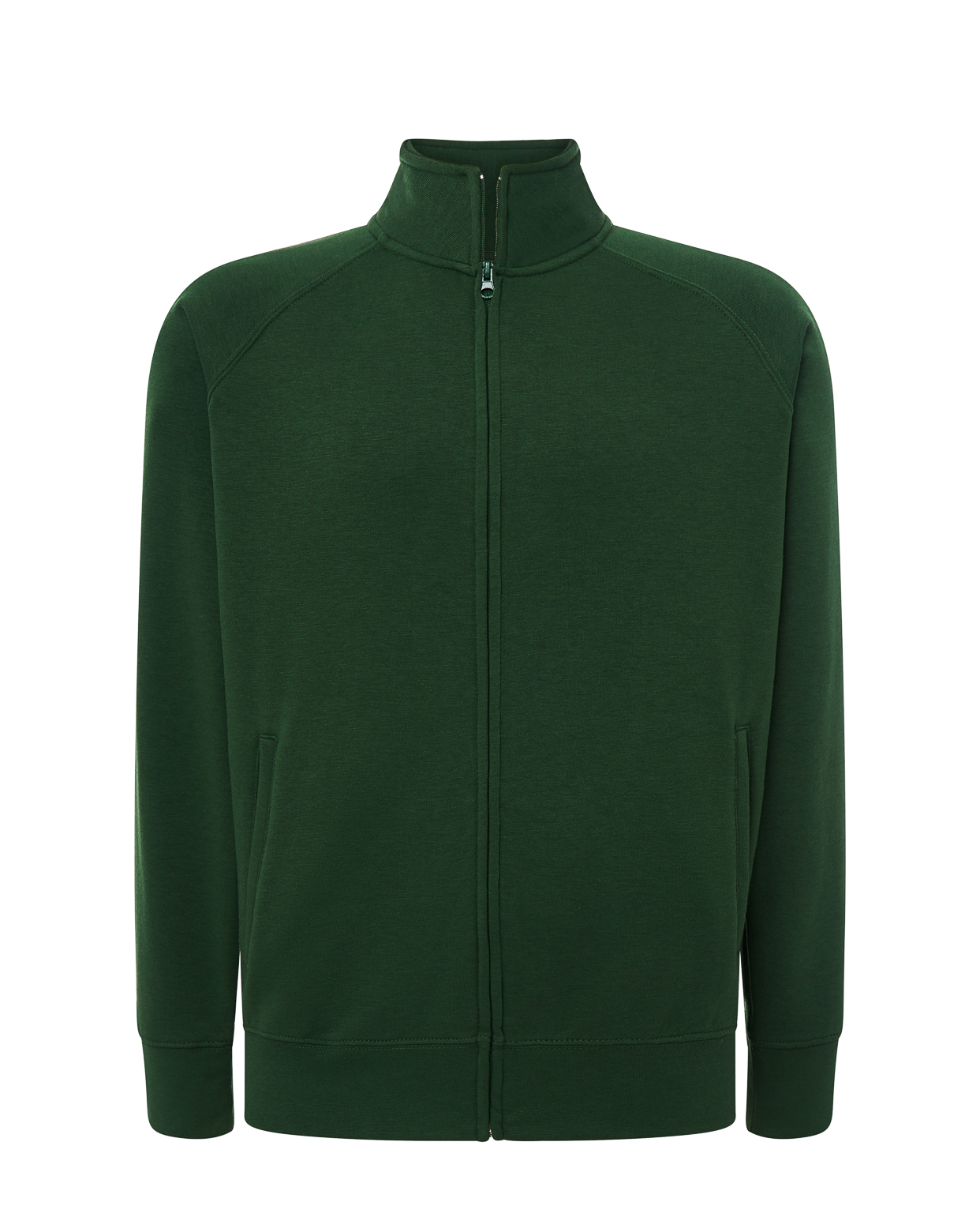 Full Zip Sweatshirt Bottle Green
