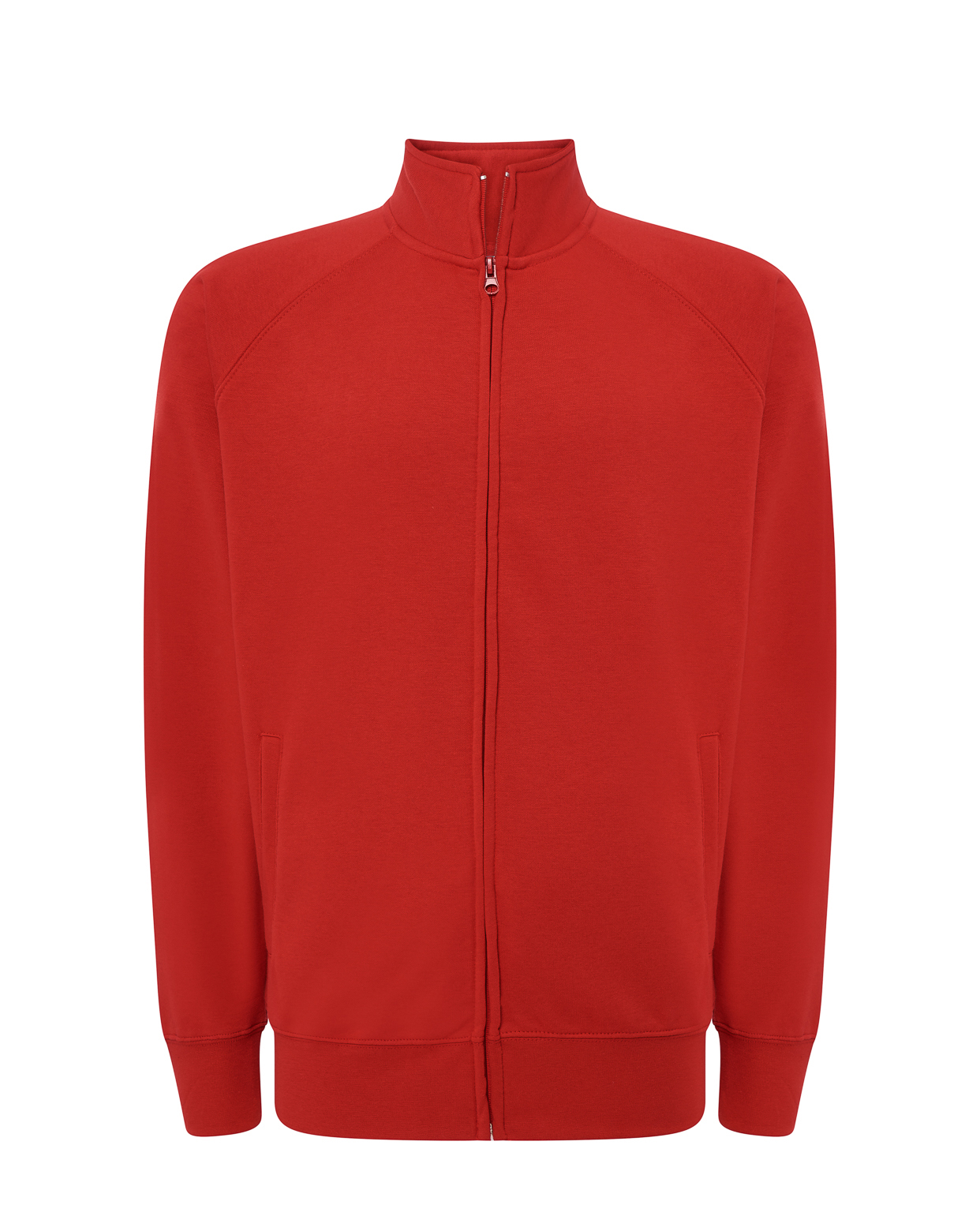 Full Zip Sweatshirt Red