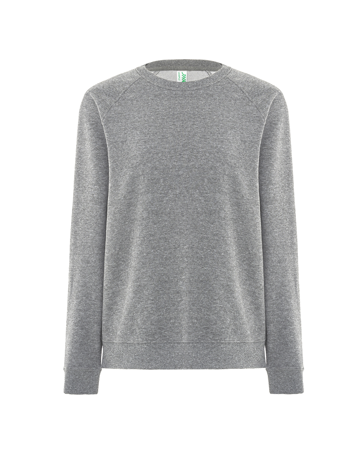 SWEATSHIRT RAGLAN UNISEX Grey Melange