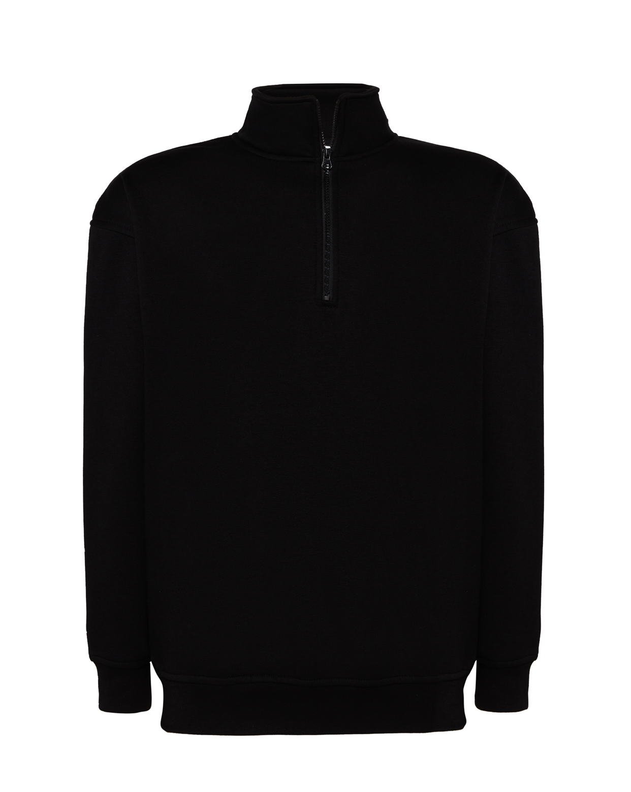 Half Zip Sweatshirt Black
