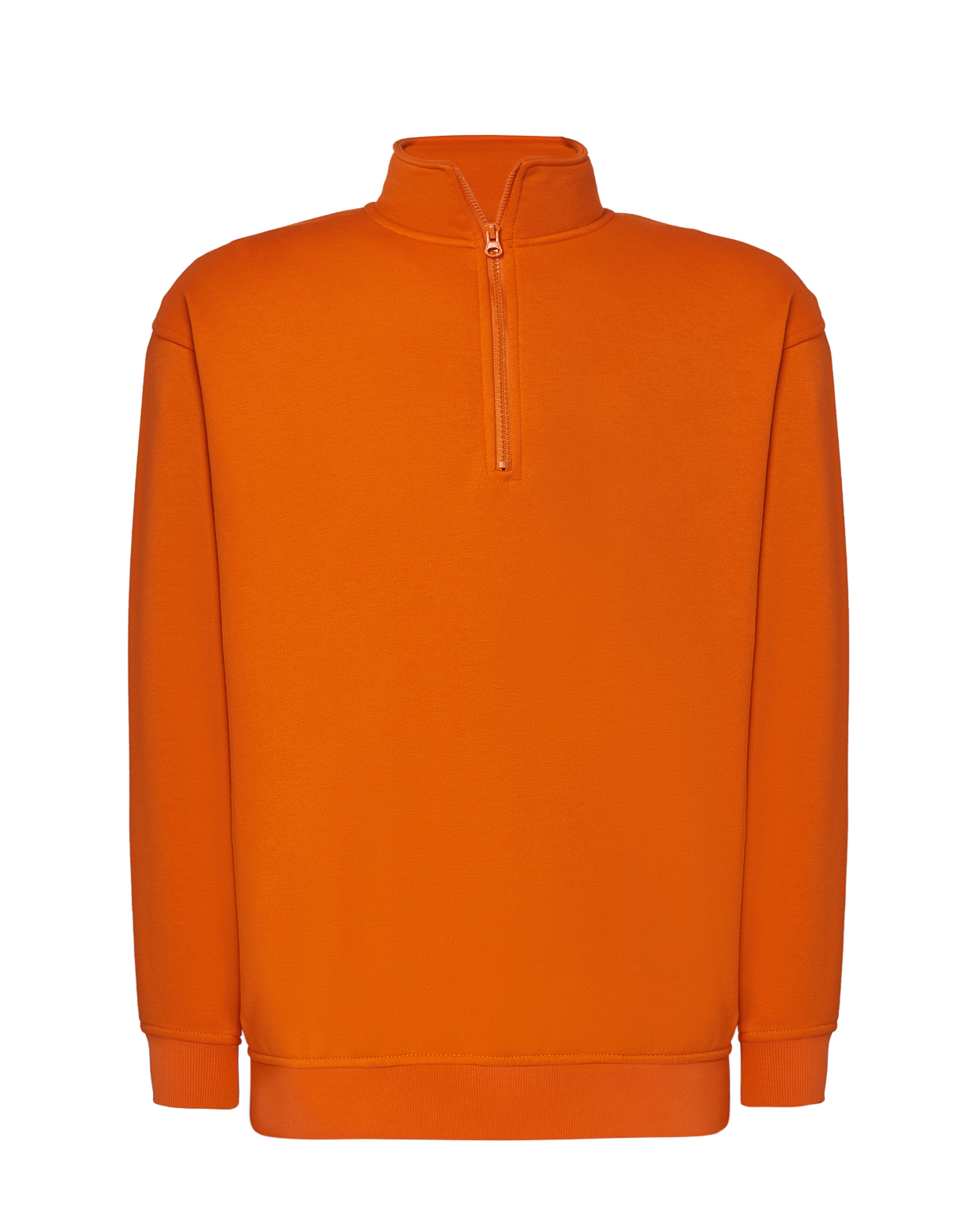 Half Zip Sweatshirt Orange