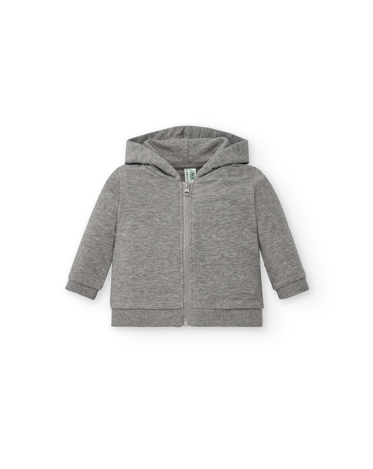 Baby Hooded Sweatshirt Grey Melange