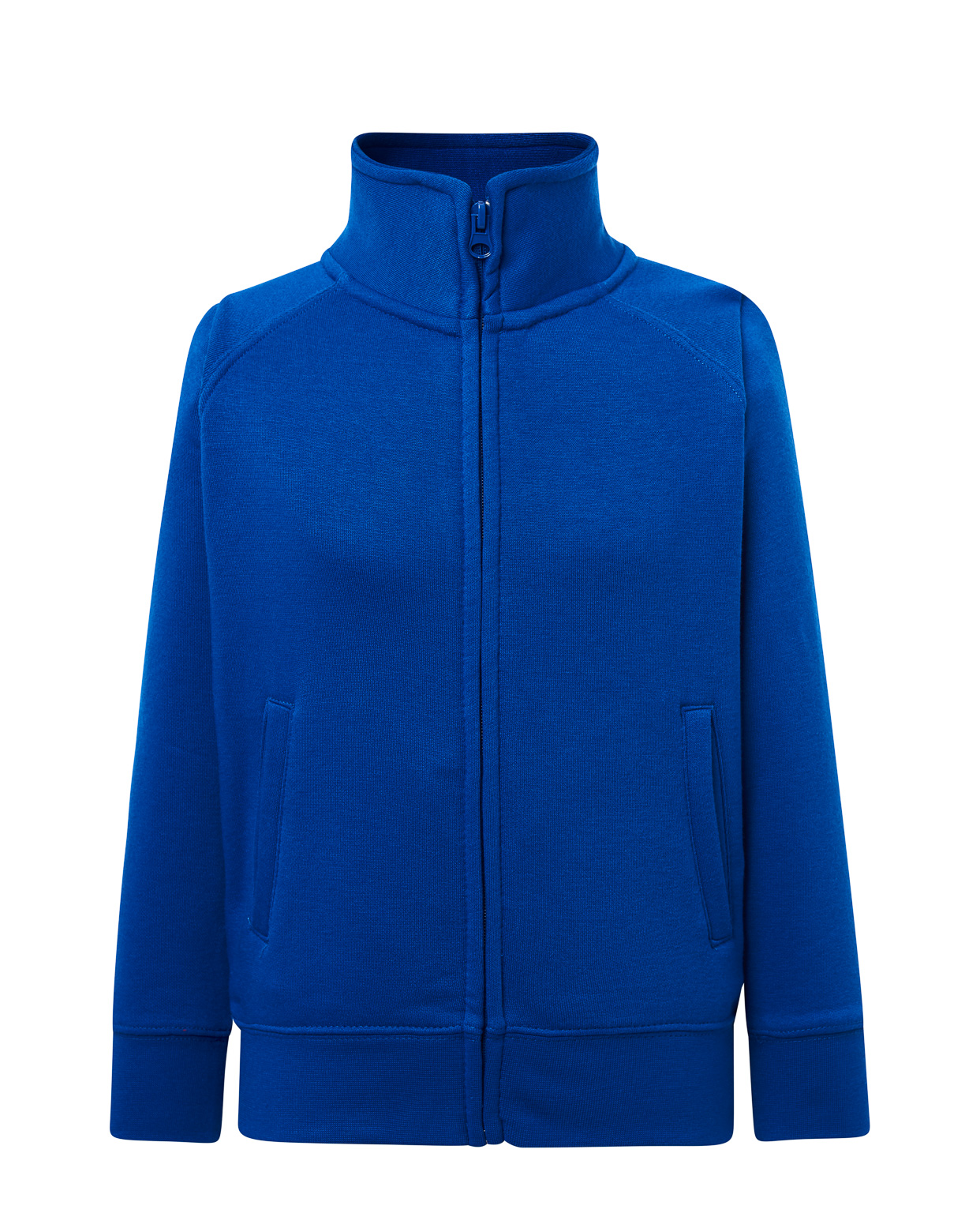Kid Full Zip Unisex Sweatshirt Royal Blue