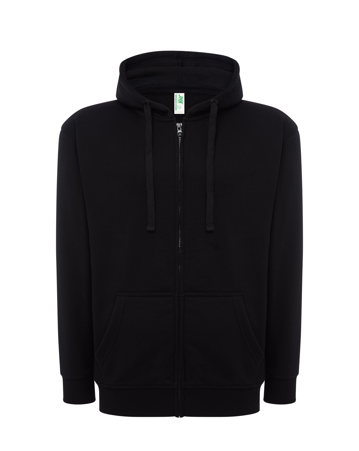 Hooded French Terry Sweatshirt Black