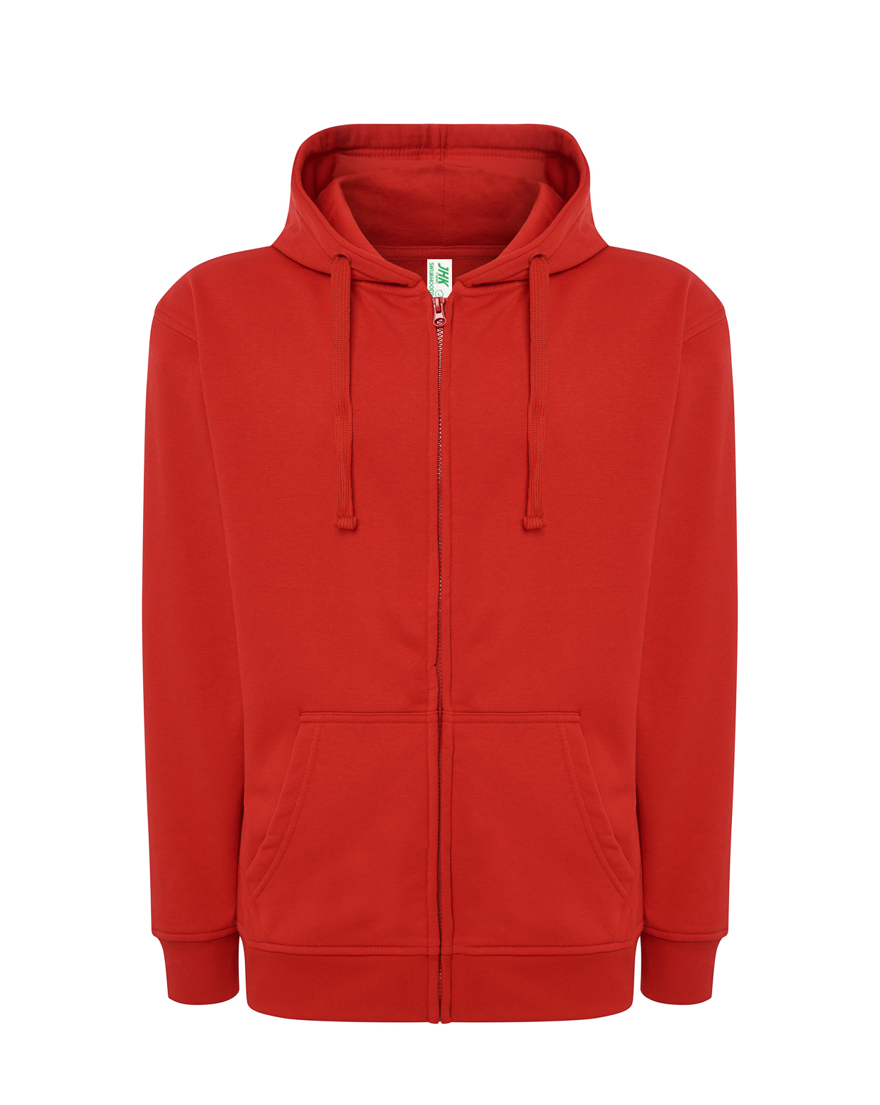 Hooded French Terry Sweatshirt Red